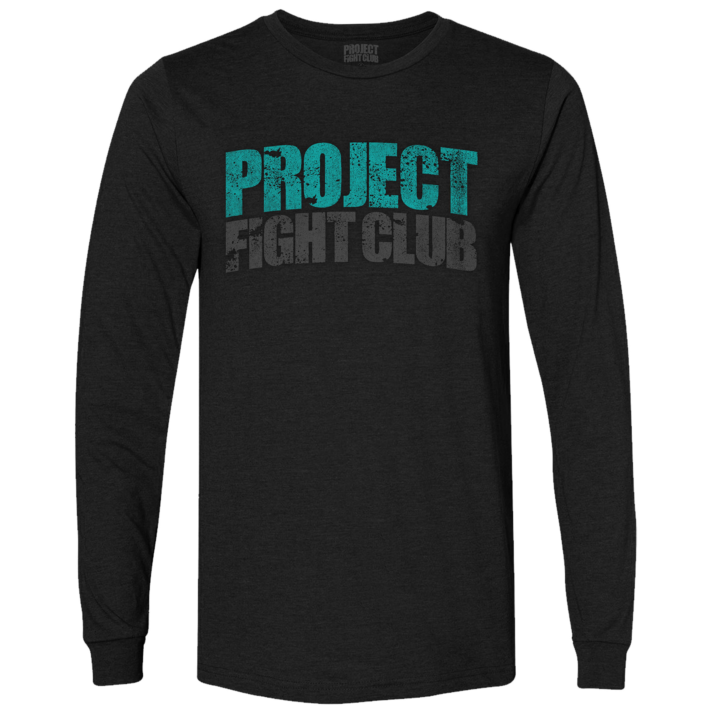 MENS BLACK LONG SLEEVE TEE - FIGHT ADDICTION