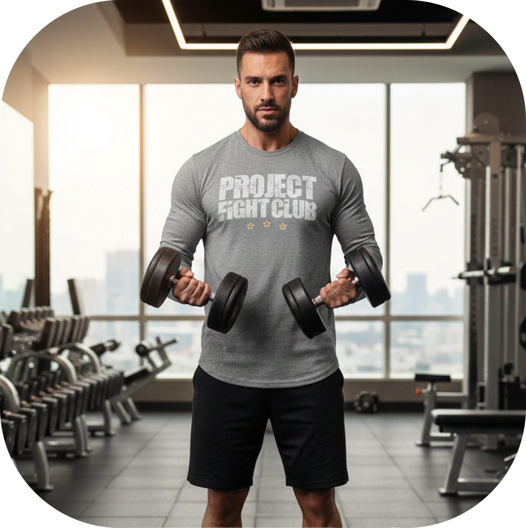 MENS GREY LONG SLEEVE #2 - PROTECT ANIMALS & WILDLIFE