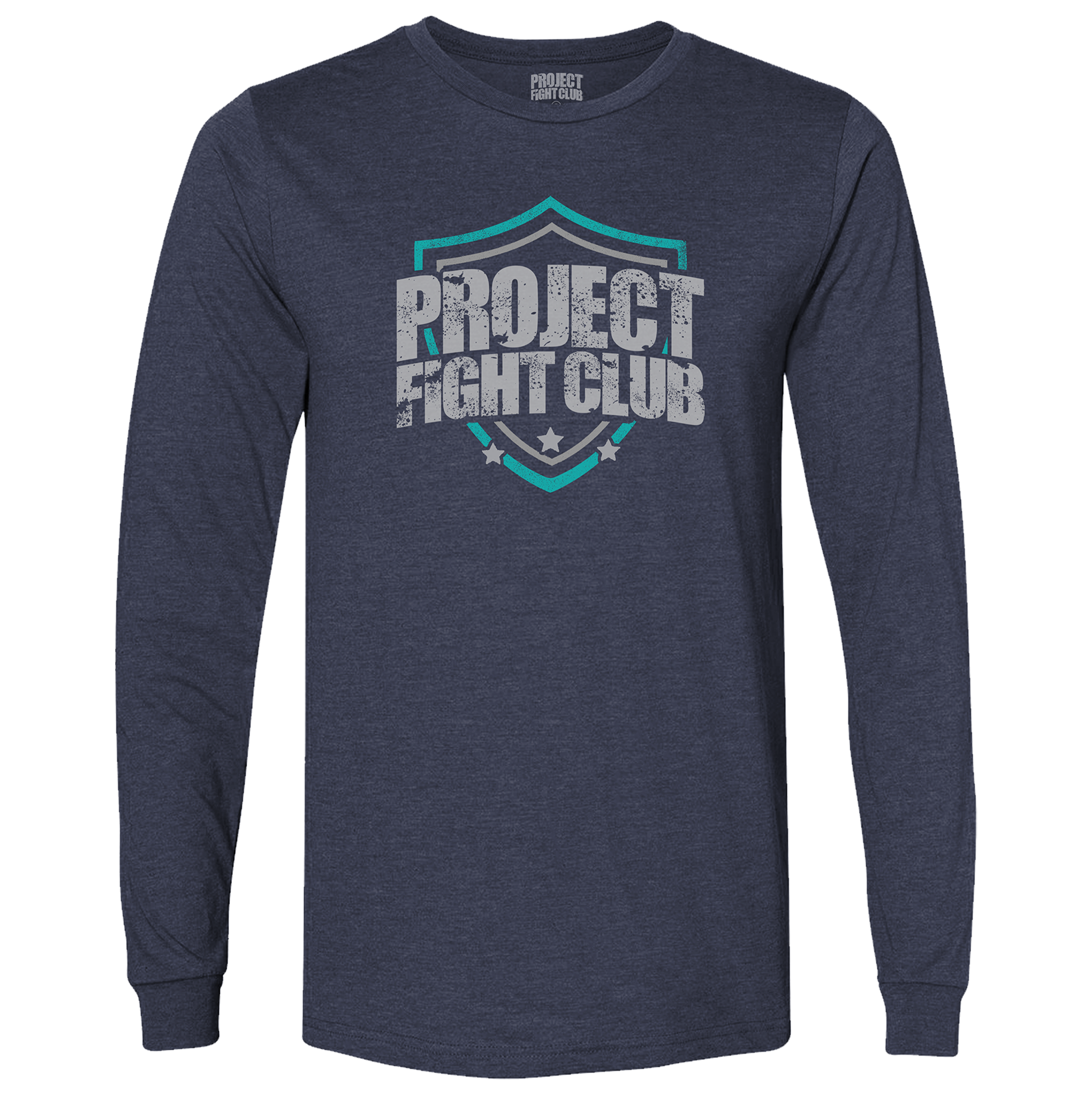 NAVY LONG SLEEVE TEE - FIGHT ADDICTION