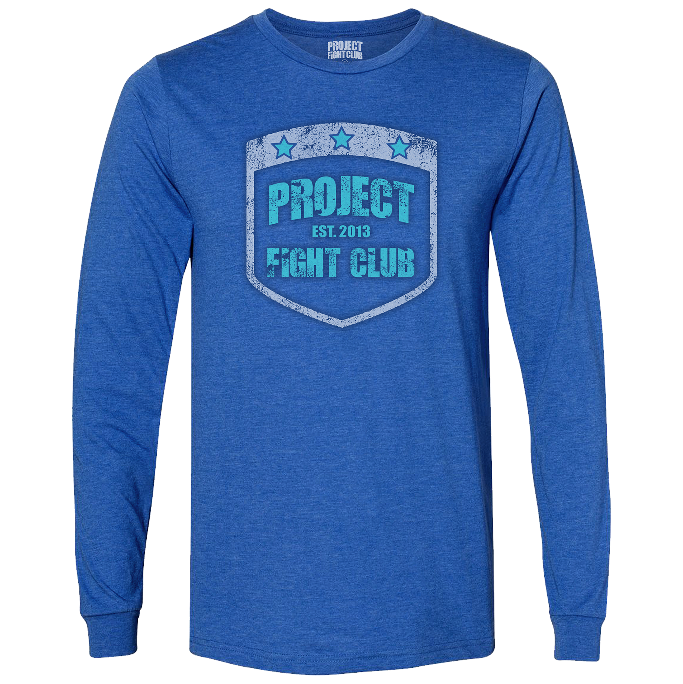 ROYAL BLUE LONG SLEEVE TEE - FIGHT ADDICTION