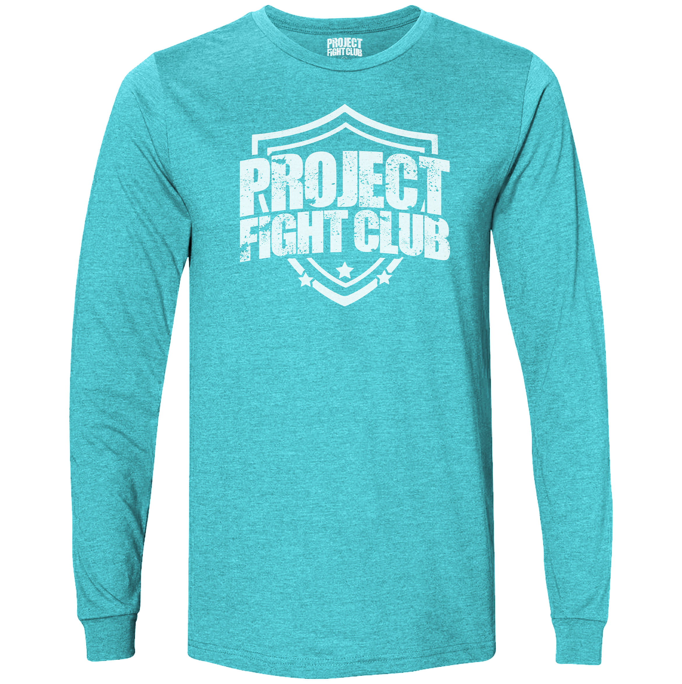 TEAL LONG SLEEVE TEE - FIGHT ADDICTION