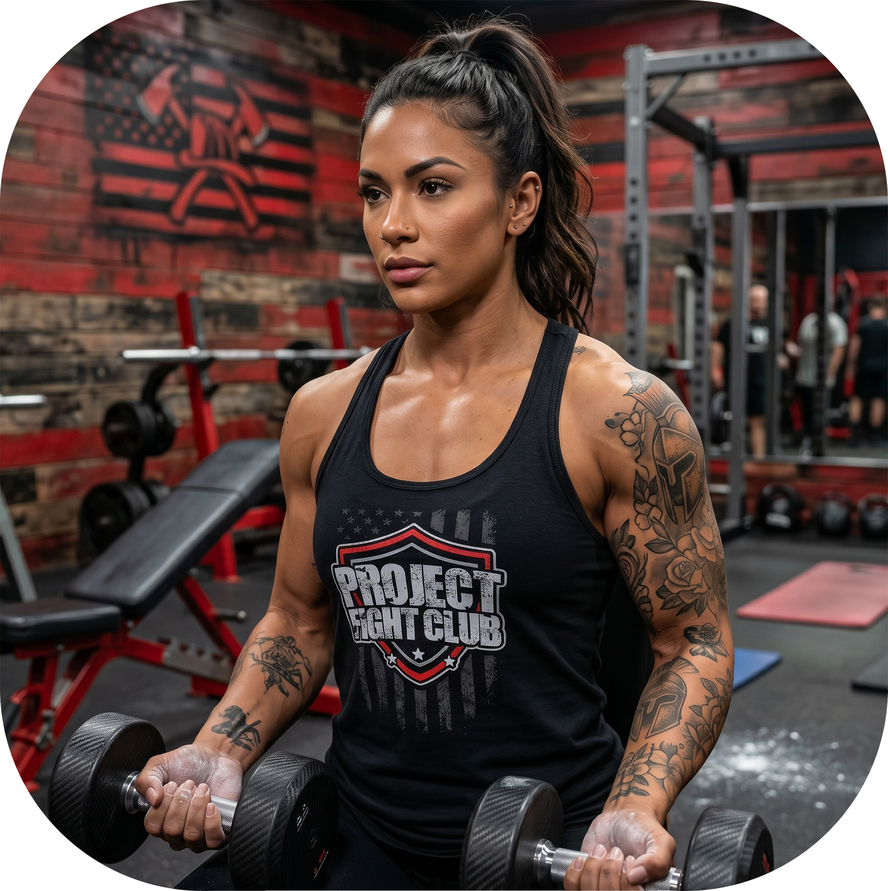 BLACK RACERBACK TANK 2 - HONOR FIREFIGHTERS & EMTs