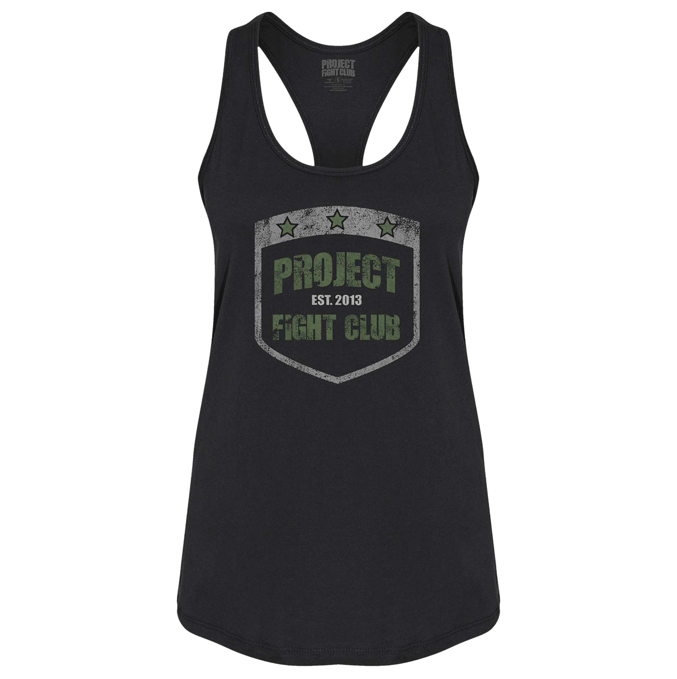 WOMENS BLACK RACERBACK TANK 3 - HONOR SOLDIERS & VETERANS