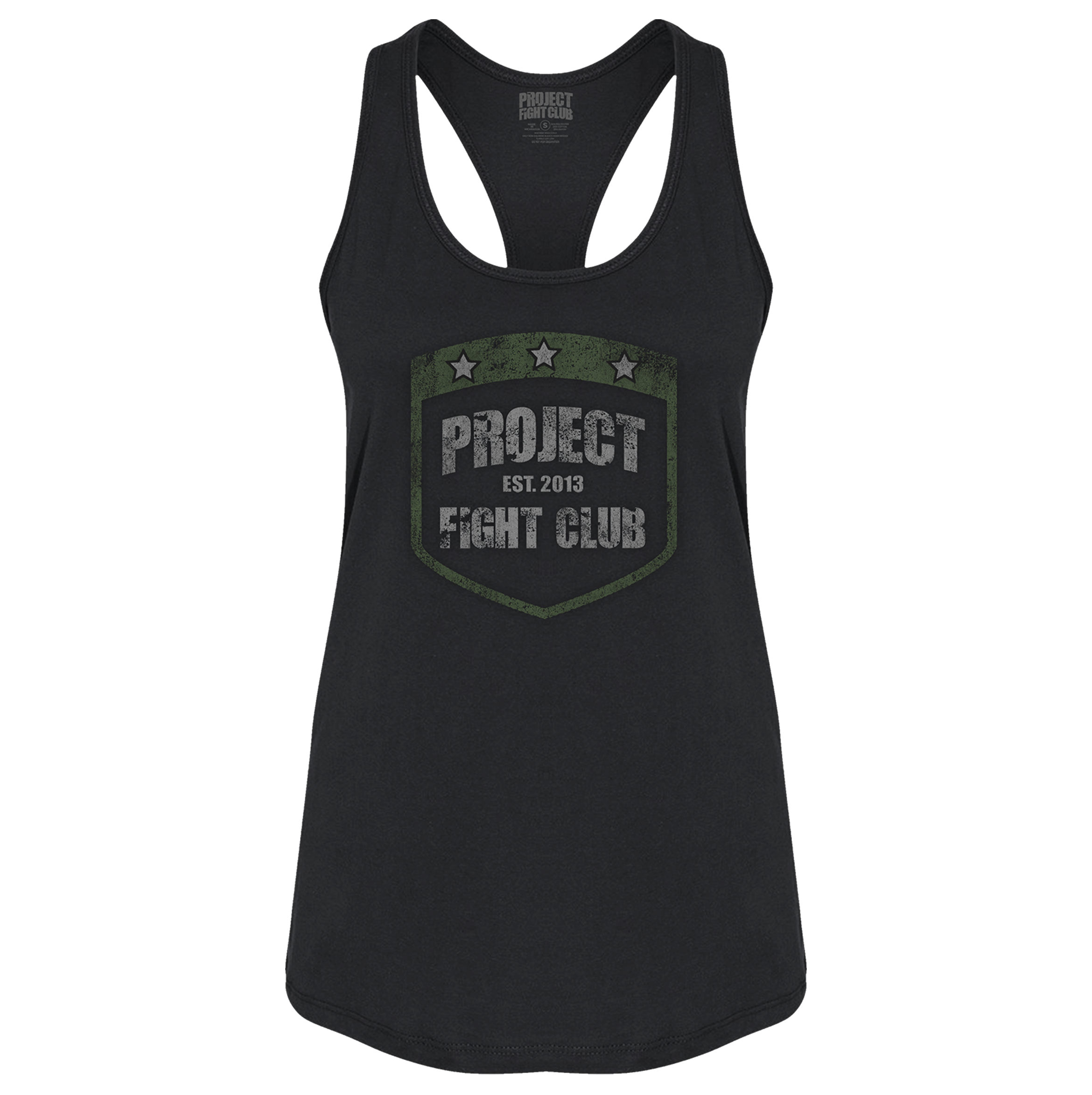 WOMENS BLACK RACERBACK TANK 4 - HONOR SOLDIERS & VETERANS