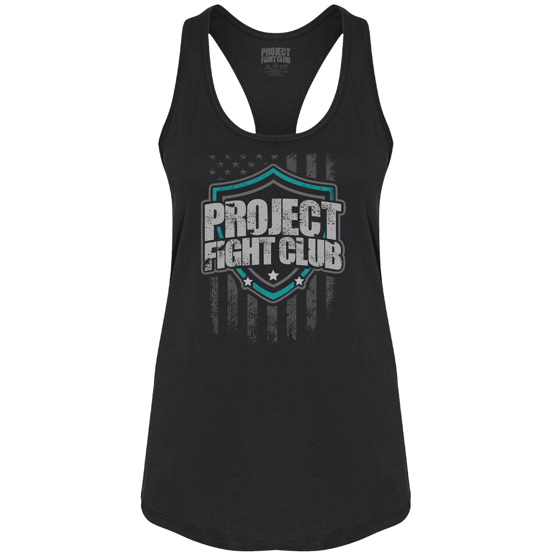 WOMENS BLACK RACERBACK TANK #2 - FIGHT ADDICTION