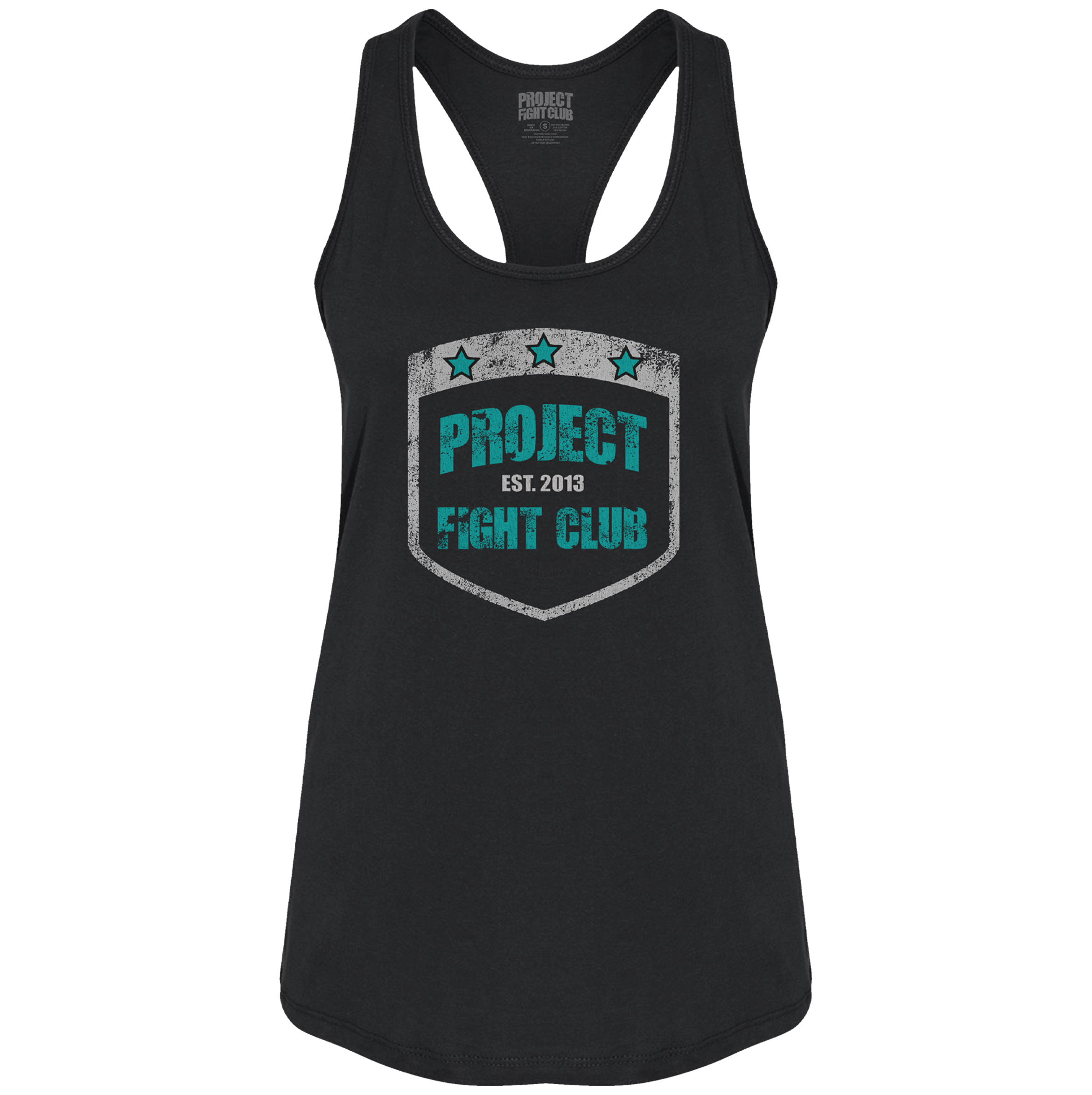 WOMENS BLACK RACERBACK TANK #3 - FIGHT ADDICTION
