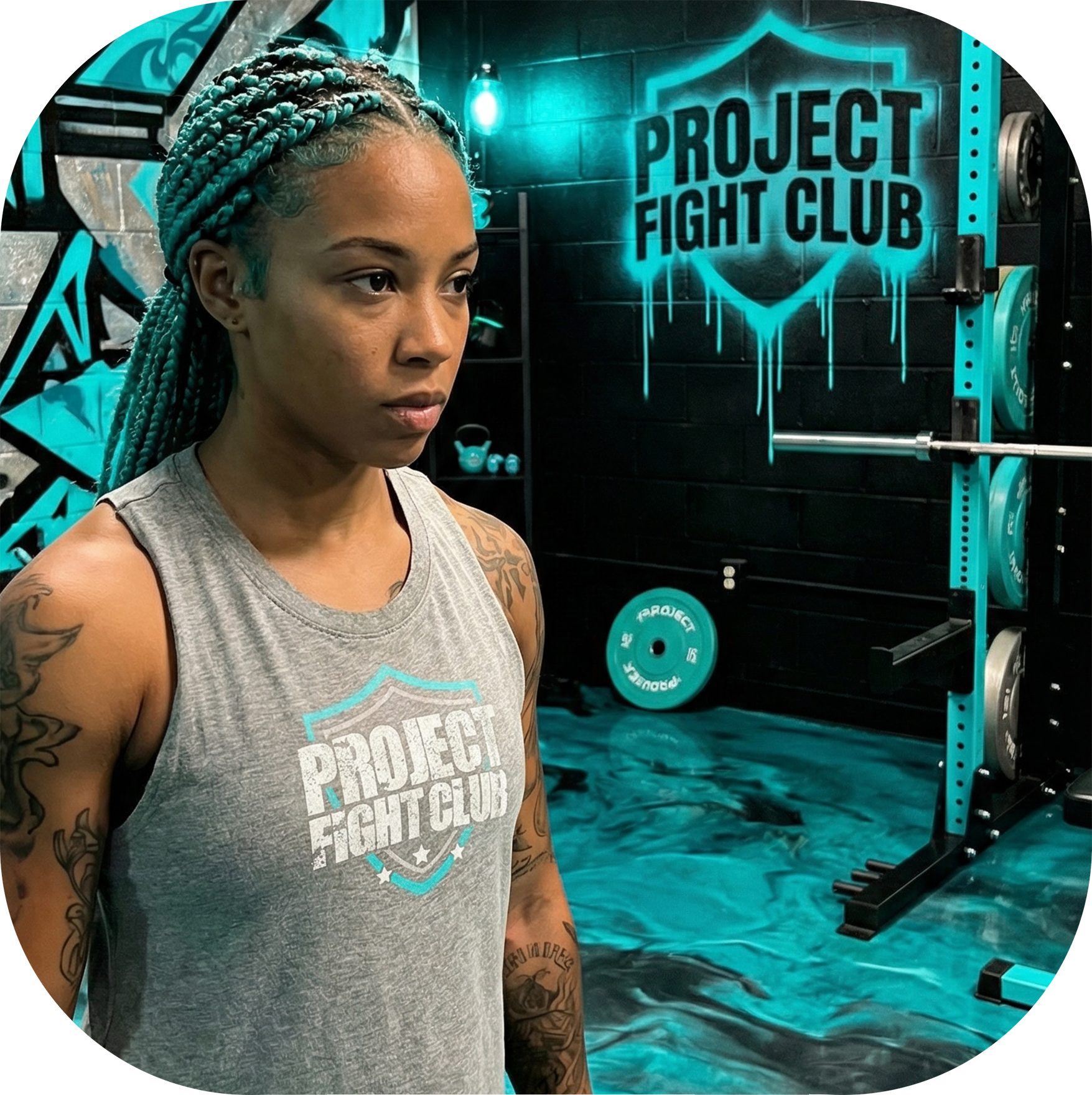 WOMENS GREY CROPPED RACERBACK TANK - FIGHT ADDICTION