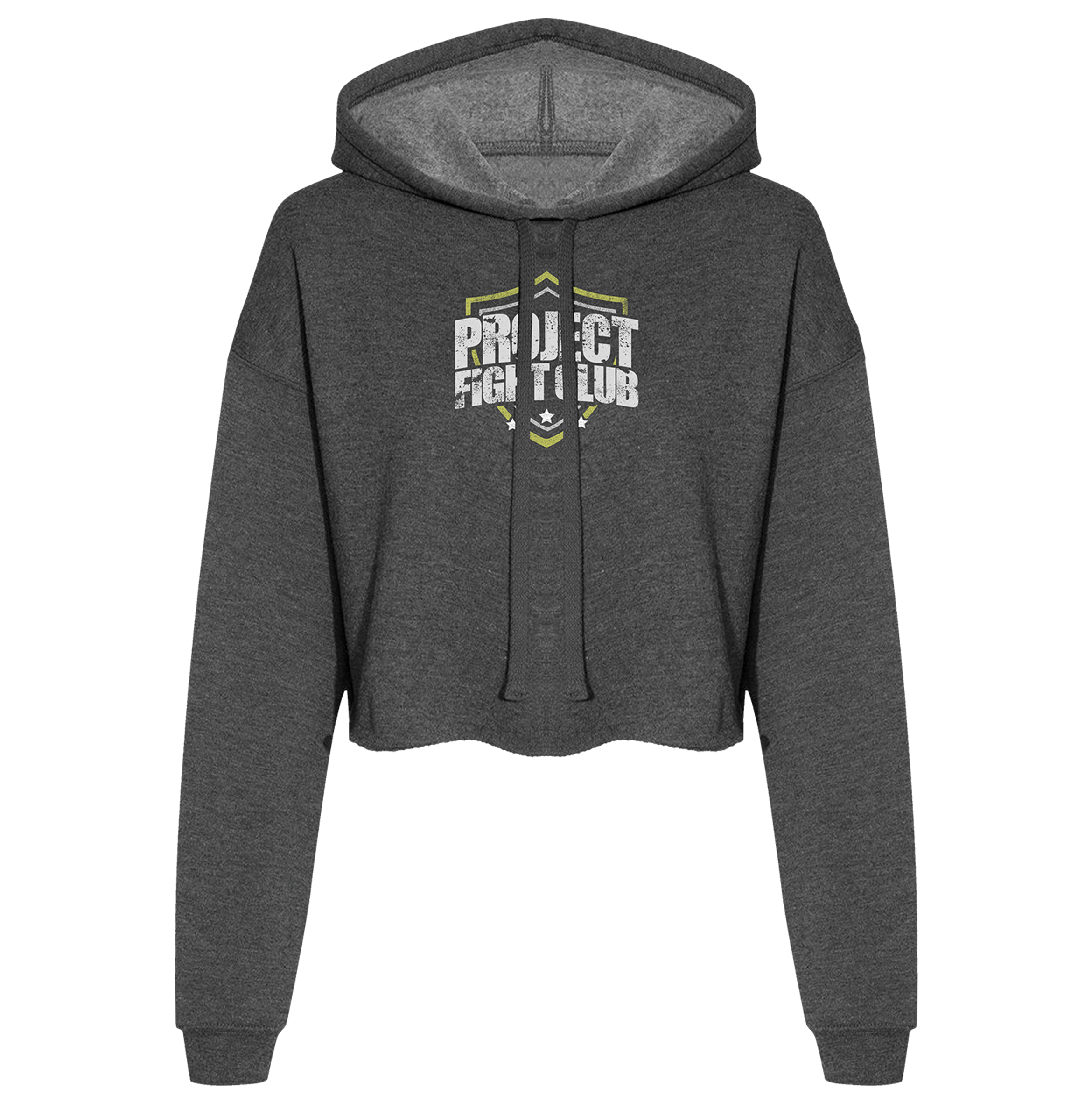 DARK GREY CROPPED HOODIE - SPREAD CHRISTIANITY