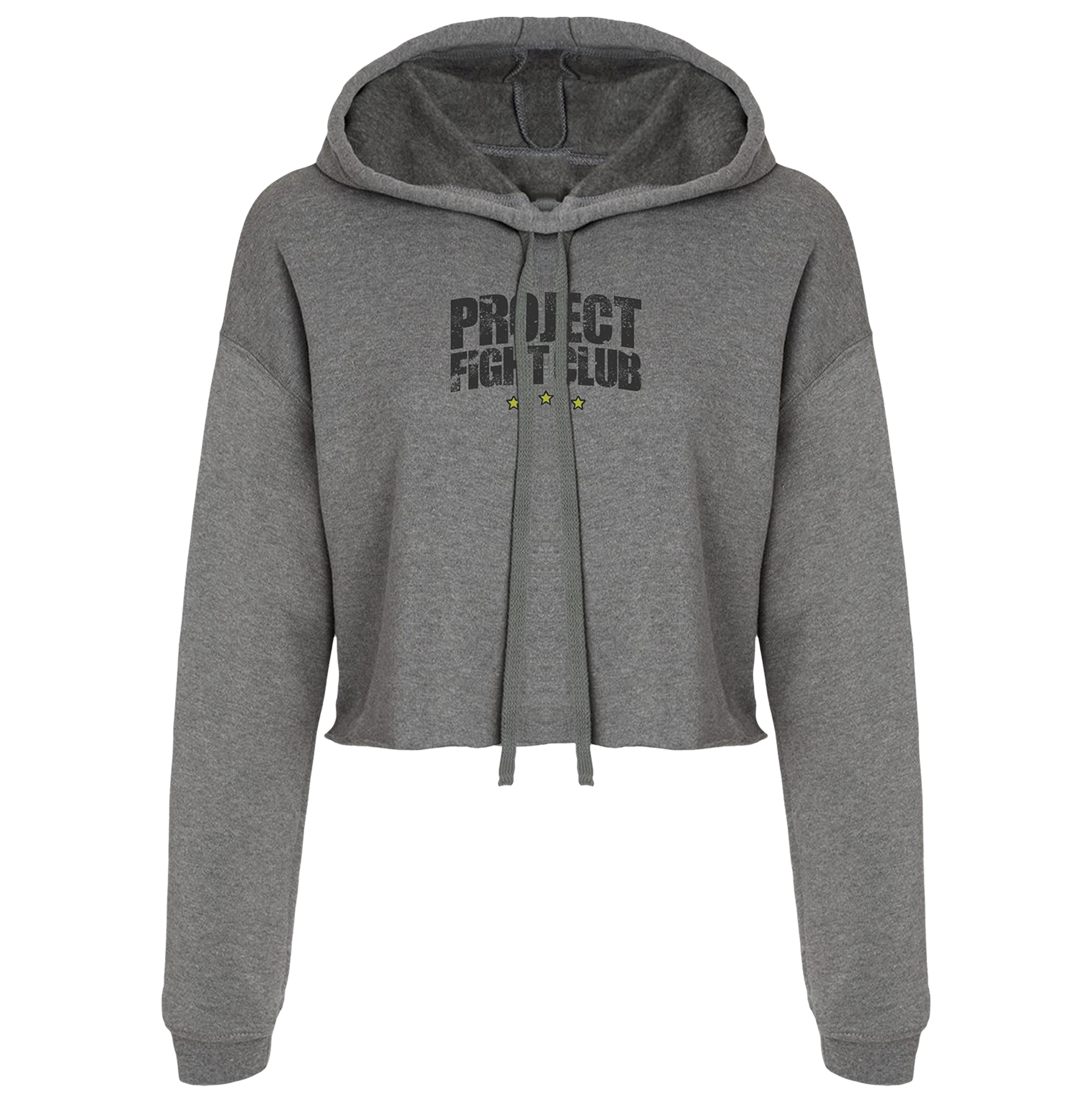 DEEP HEATHER CROPPED HOODIE - SPREAD CHRISTIANITY