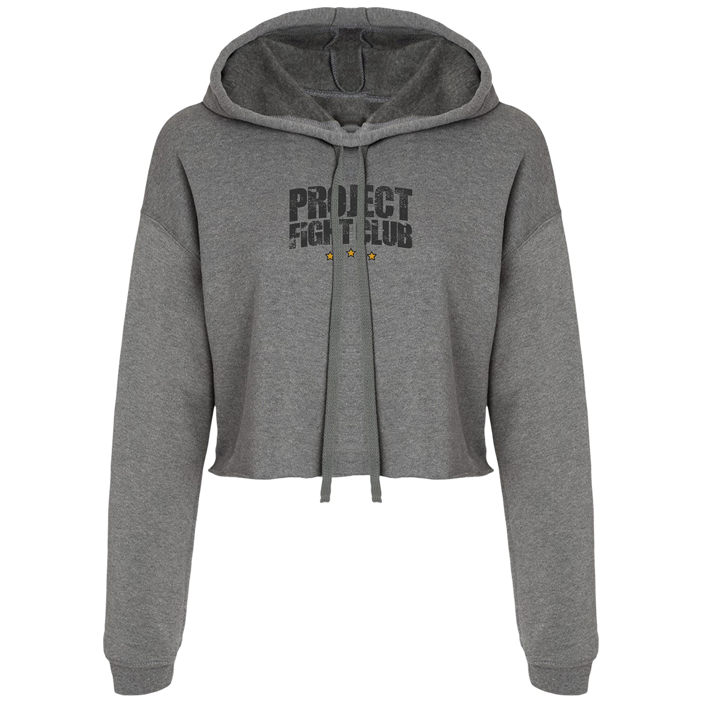 DEEP HEATHER CROPPED HOODIE - PROTECT ANIMALS & WILDLIFE