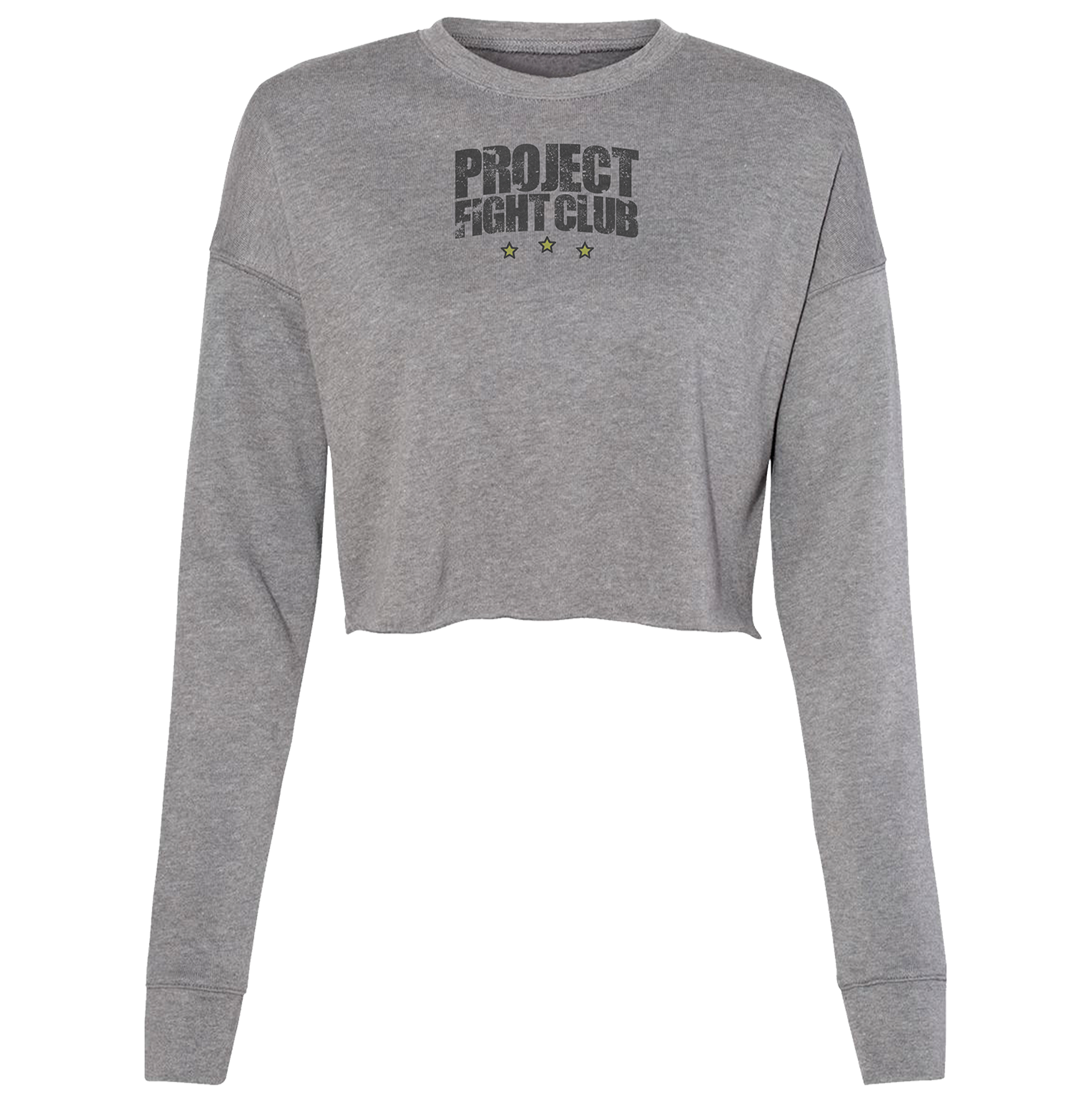 GREY CROPPED SWEATSHIRT - SPREAD CHRISTIANITY