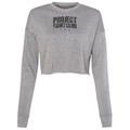 HEATHER GREY CROPPED FLEECE - SUPPORT POLICE