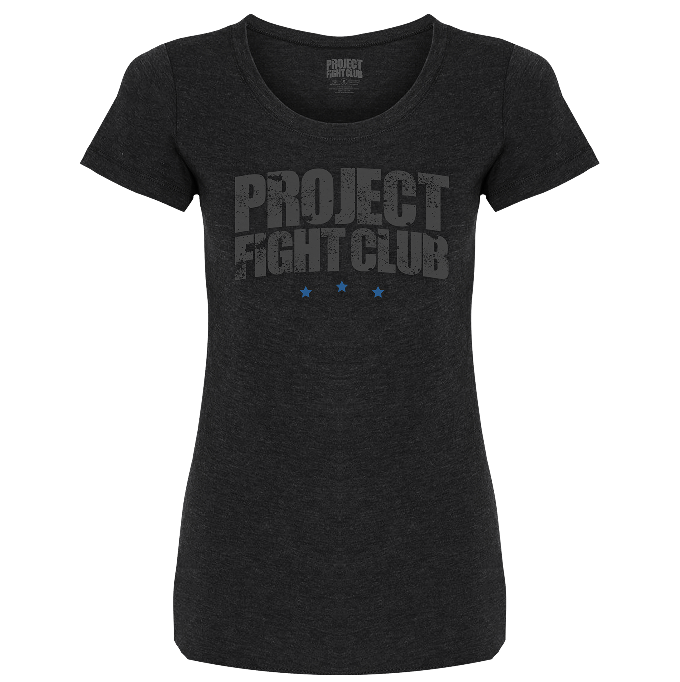 WOMENS BLACK T-SHIRT - SUPPORT POLICE