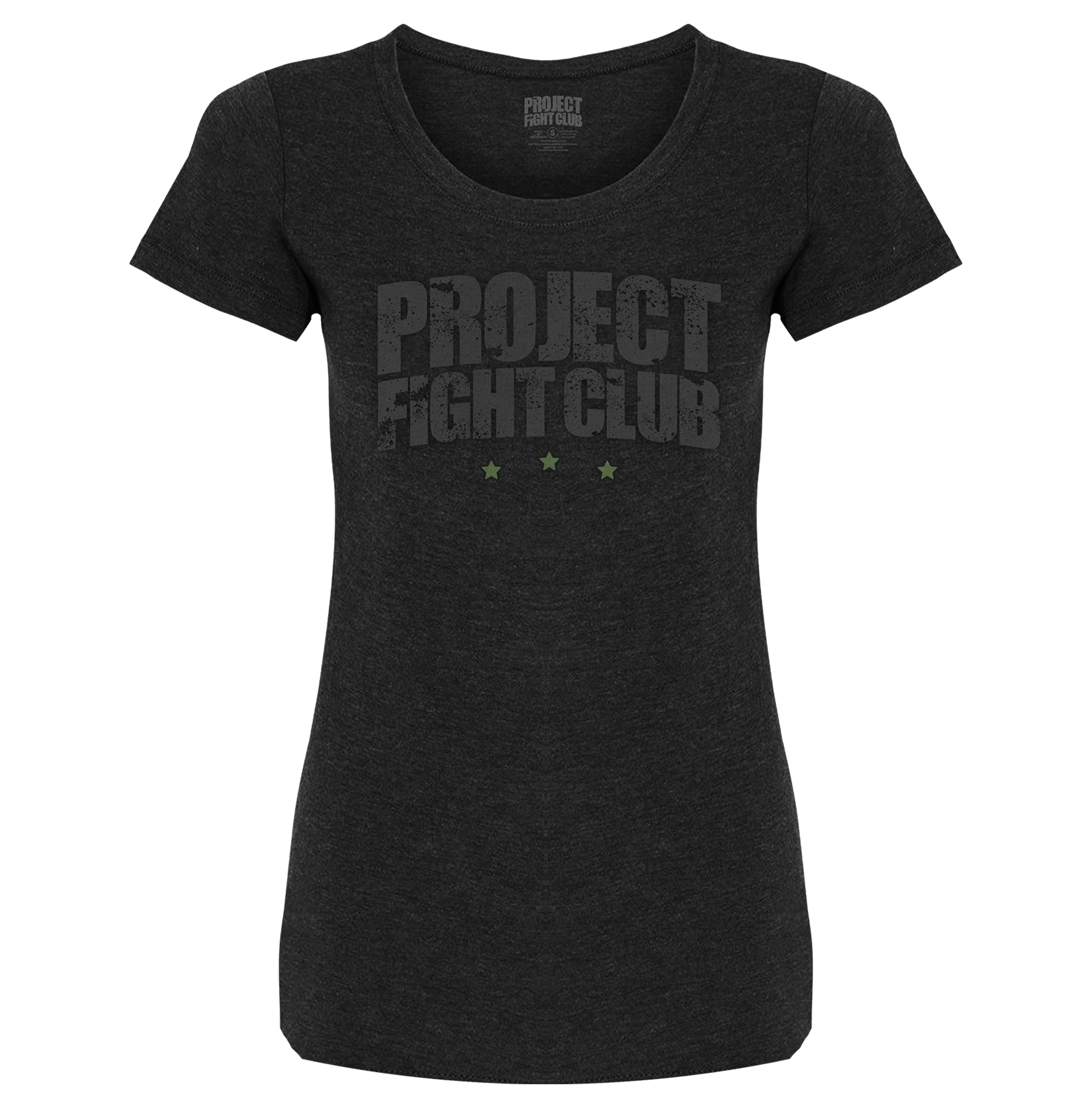 WOMENS BLACK T-SHIRT - HONOR SOLDIERS & VETERANS