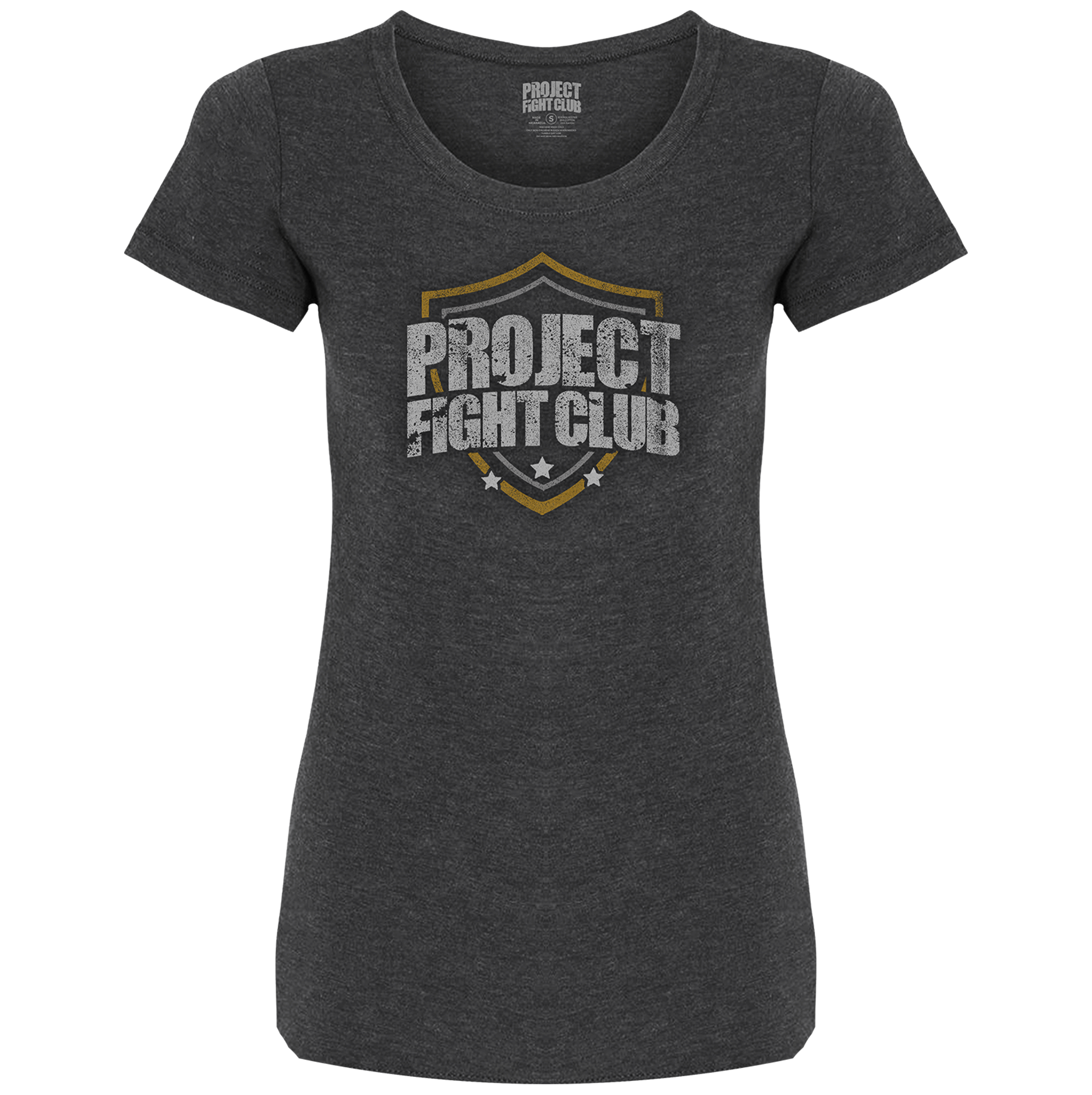 WOMENS CHARCOAL T-SHIRT - PROTECT ANIMALS & WILDLIFE