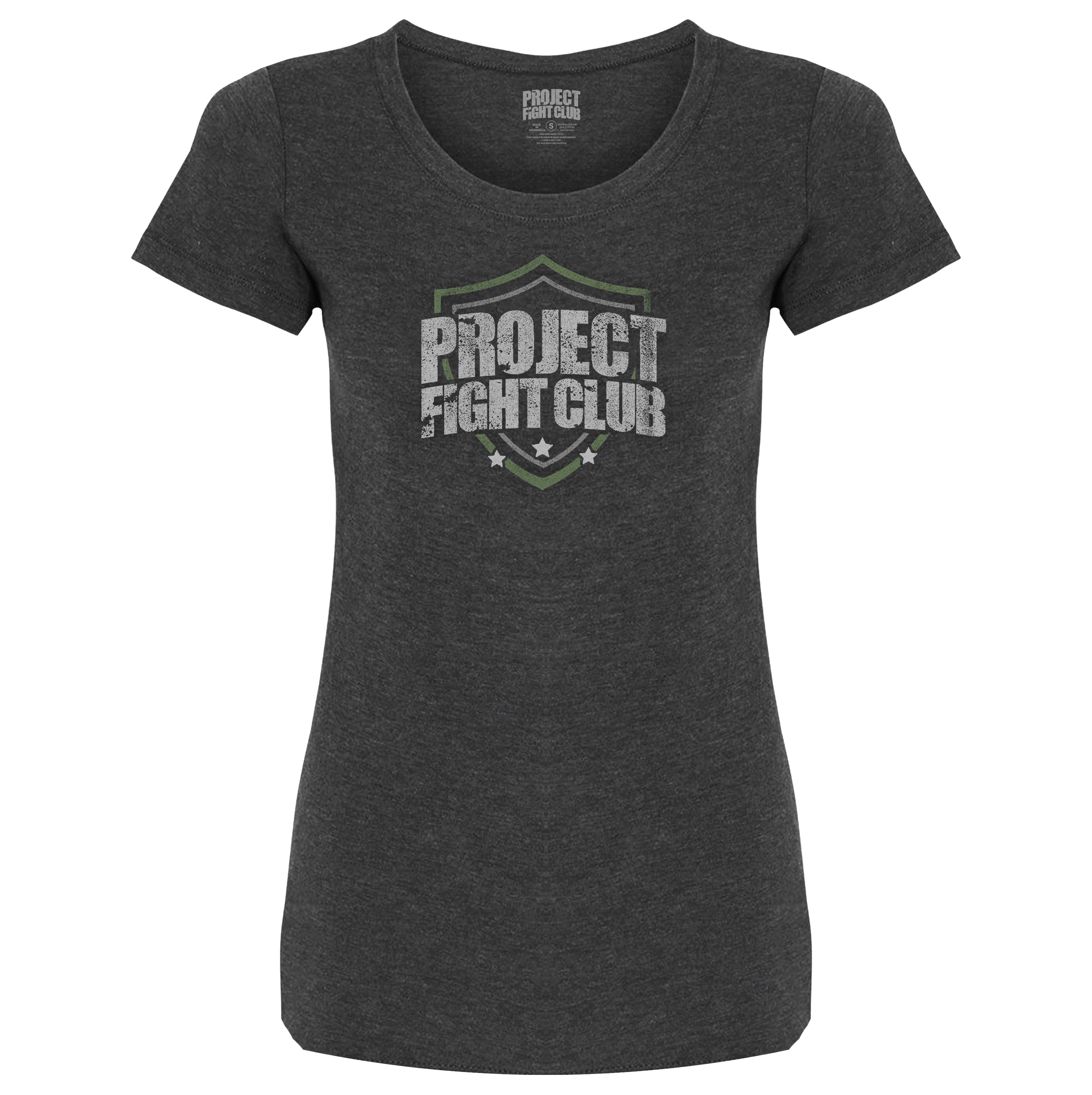 WOMENS DARK GREY T-SHIRT - HONOR SOLDIERS & VETERANS