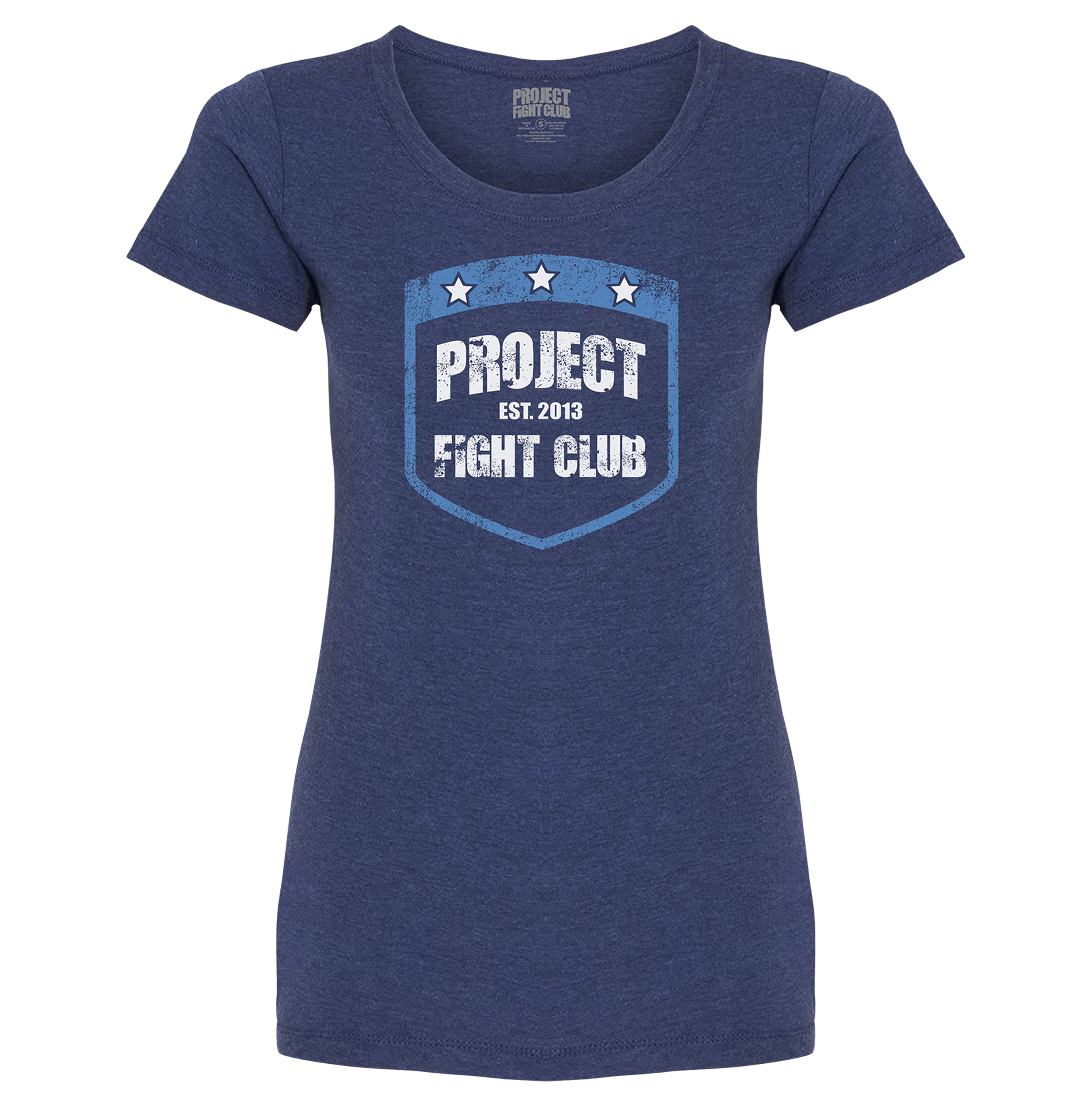 WOMENS NAVY T-SHIRT - SUPPORT POLICE