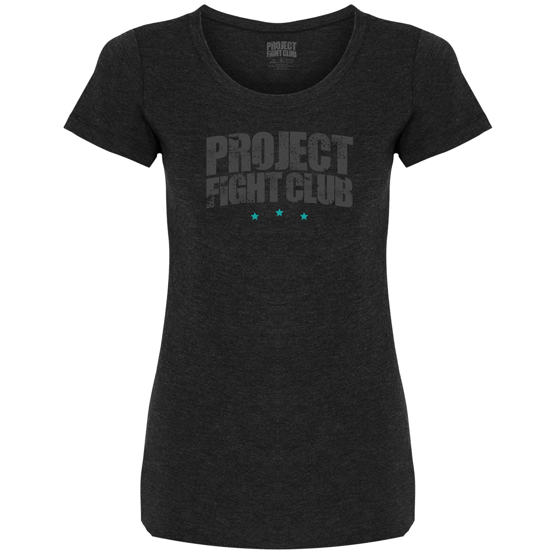 WOMENS BLACK T-SHIRT - FIGHT ADDICTION