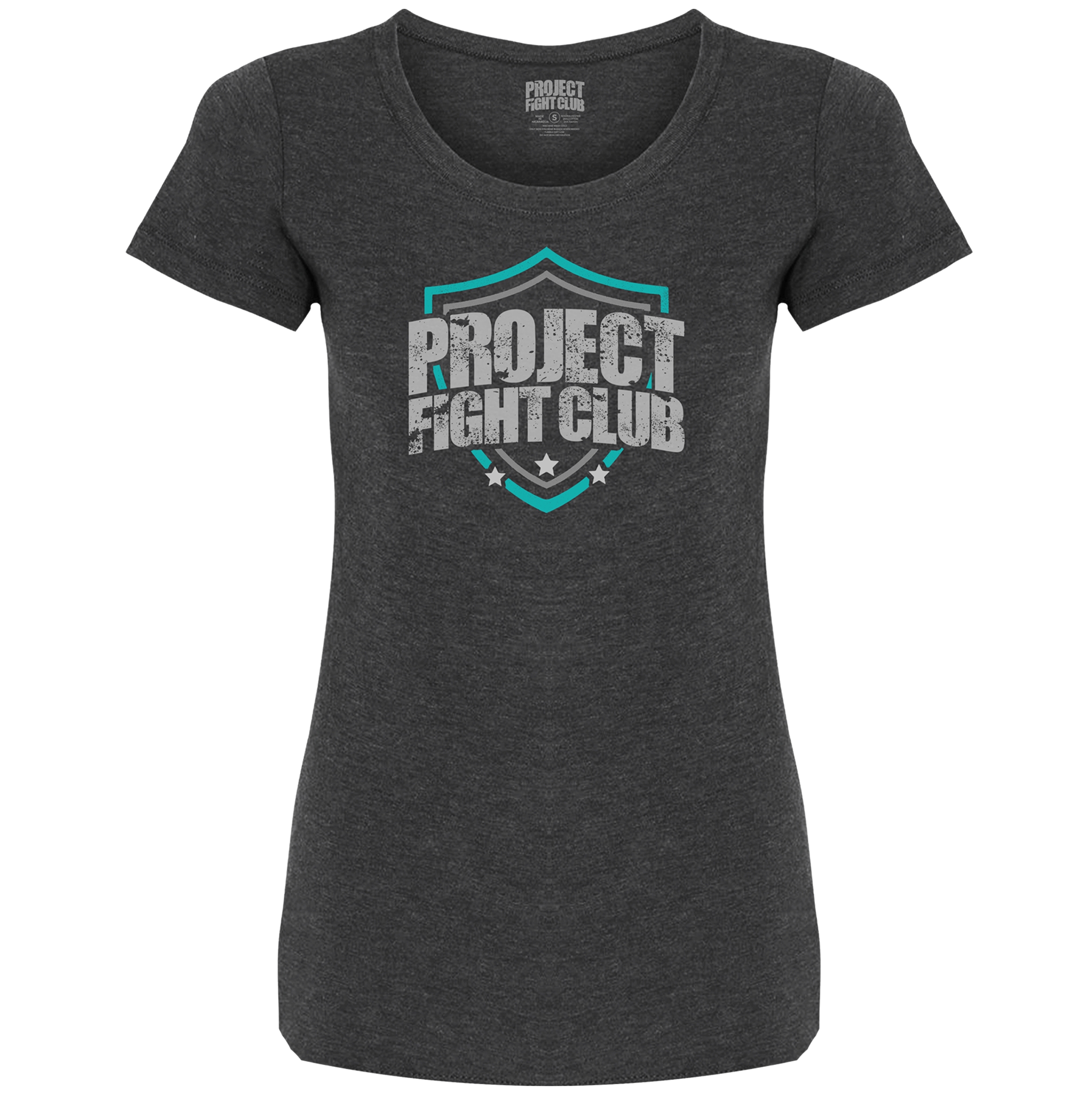 WOMENS CHARCOAL T-SHIRT - FIGHT ADDICTION