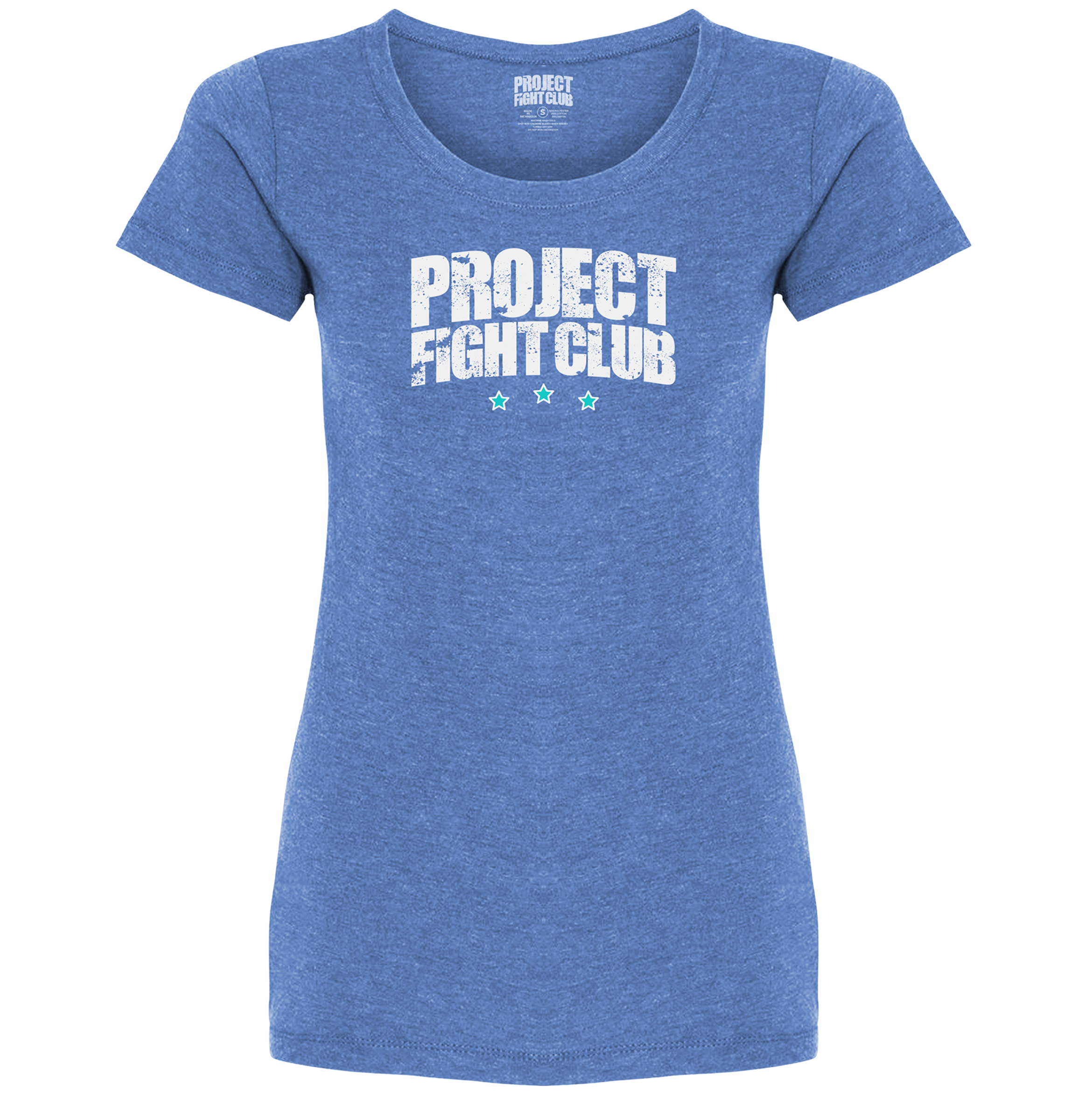 WOMENS LIGHT BLUE T-SHIRT - FIGHT ADDICTION