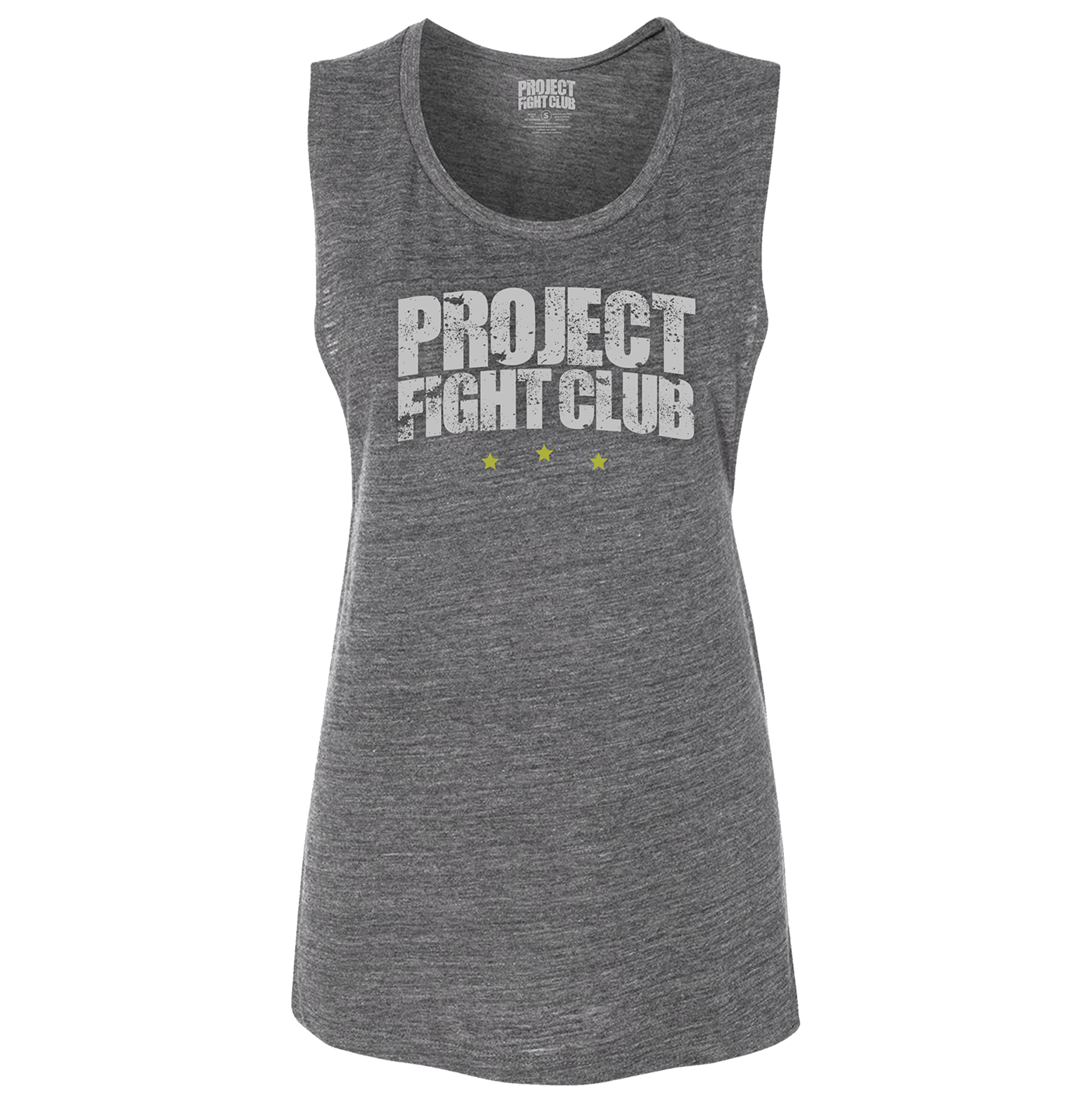 WOMENS ASPHALT MUSCLE TANK - SPREAD CHRISTIANITY