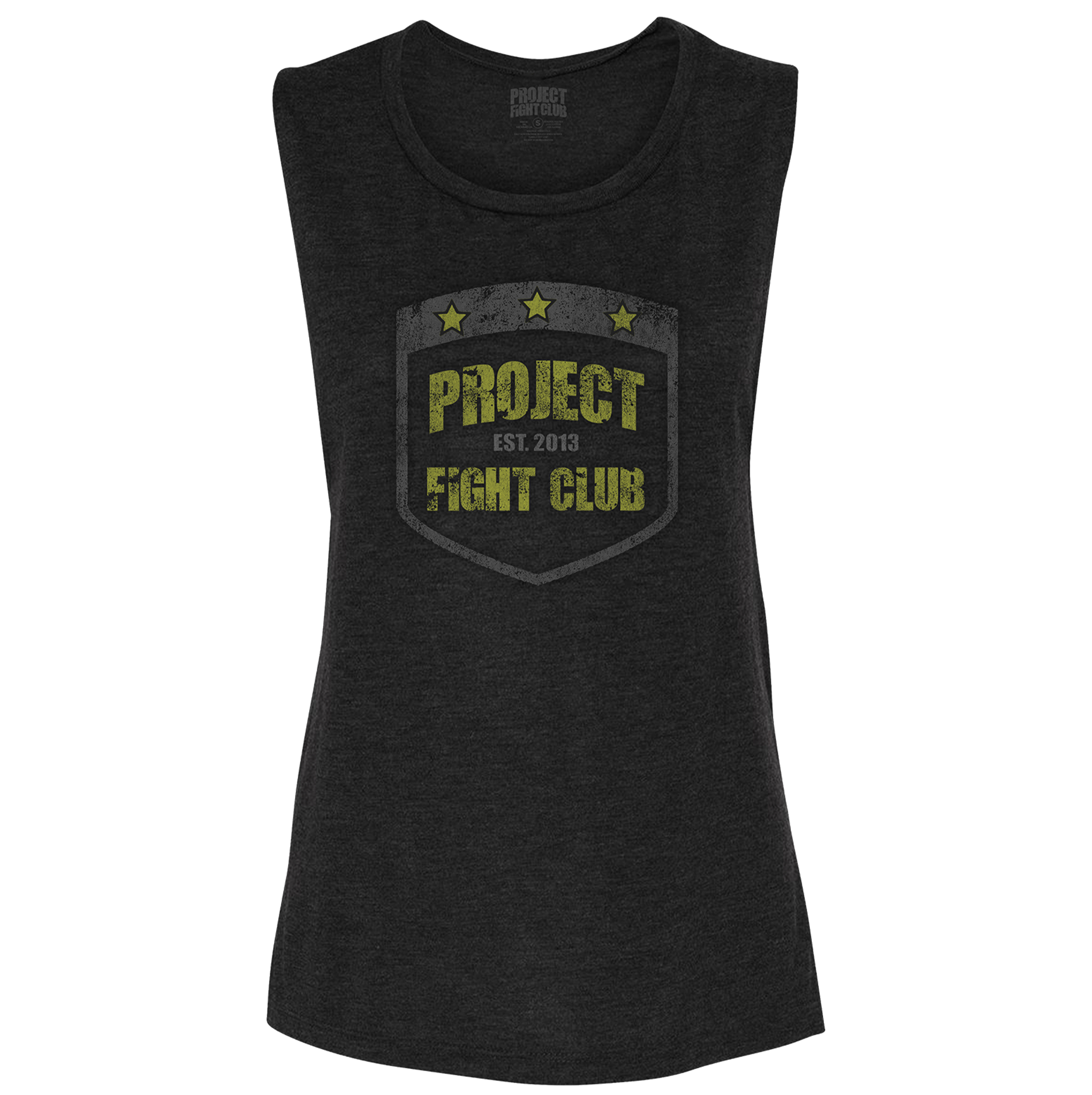 WOMENS BLACK MUSCLE TANK #2 - SPREAD CHRISTIANITY