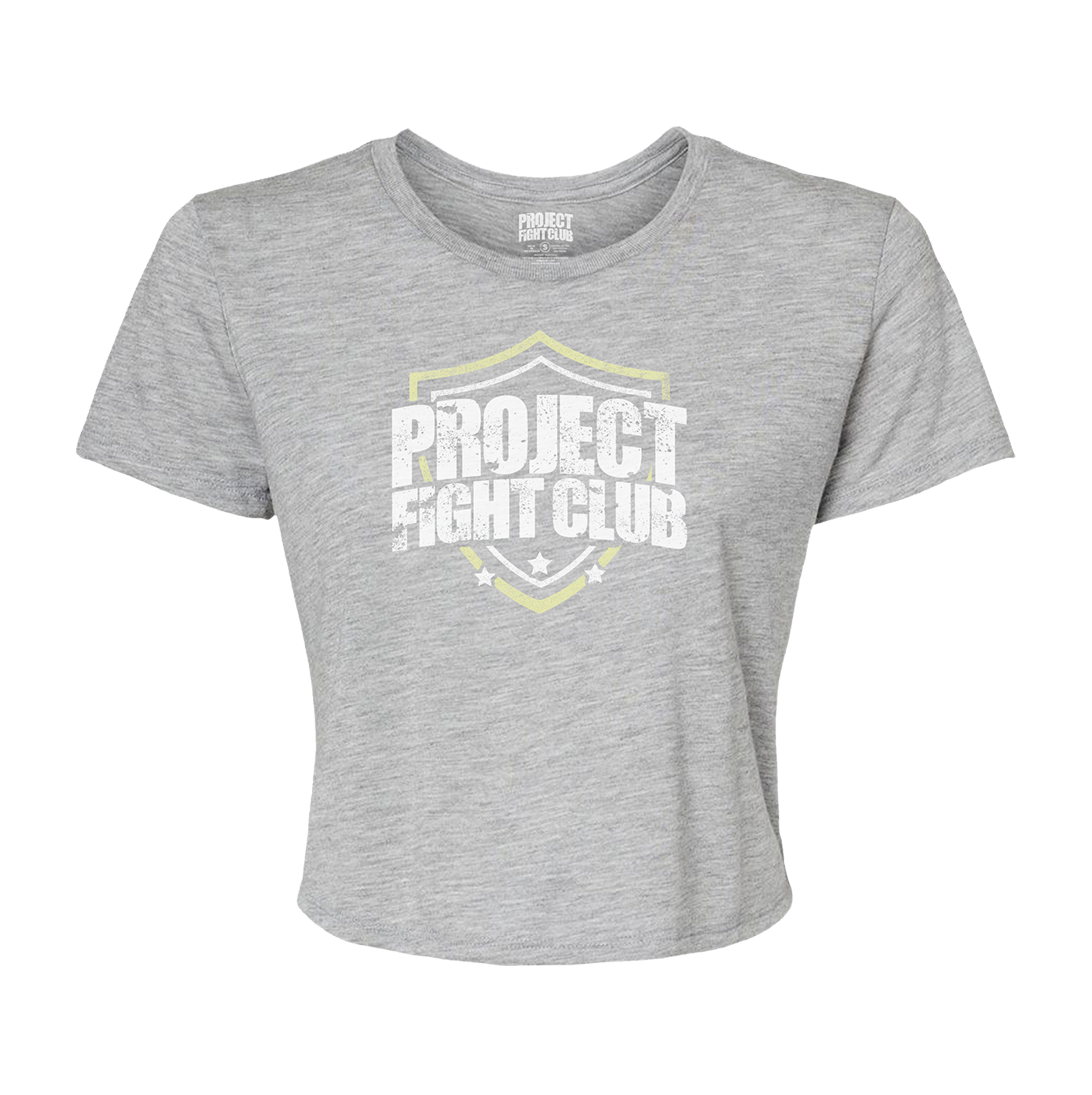 WOMENS GREY CROPPED TEE #2 - SPREAD CHRISTIANITY