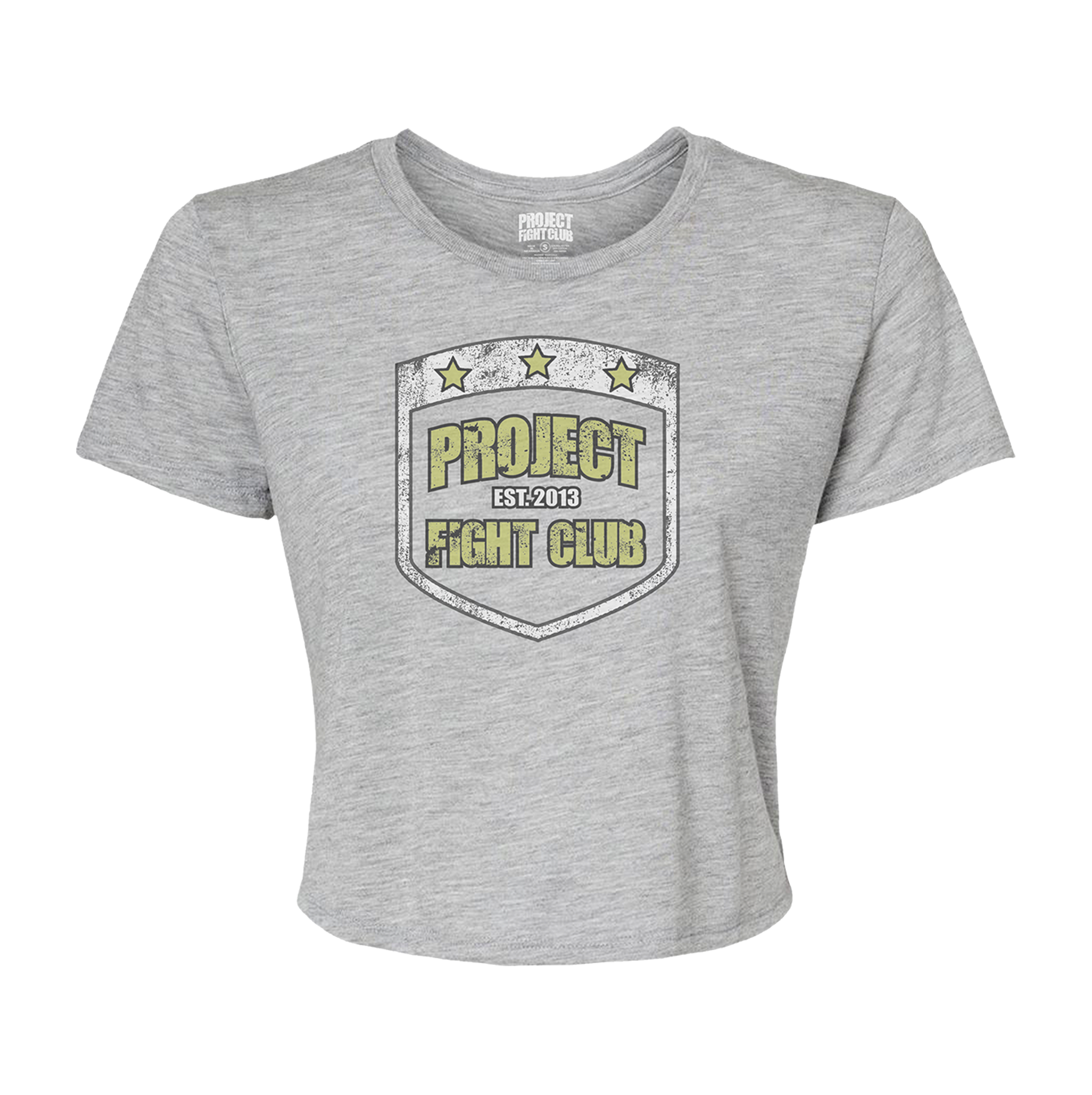 WOMENS GREY CROPPED TEE - SPREAD CHRISTIANITY