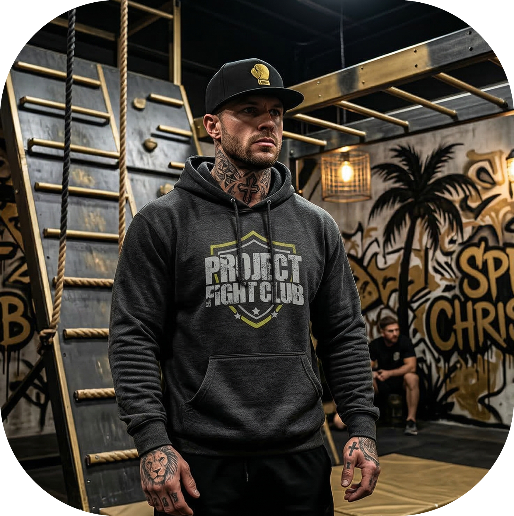 CHARCOAL HEATHER HEAVYWEIGHT HOODIE - SPREAD CHRISTIANITY