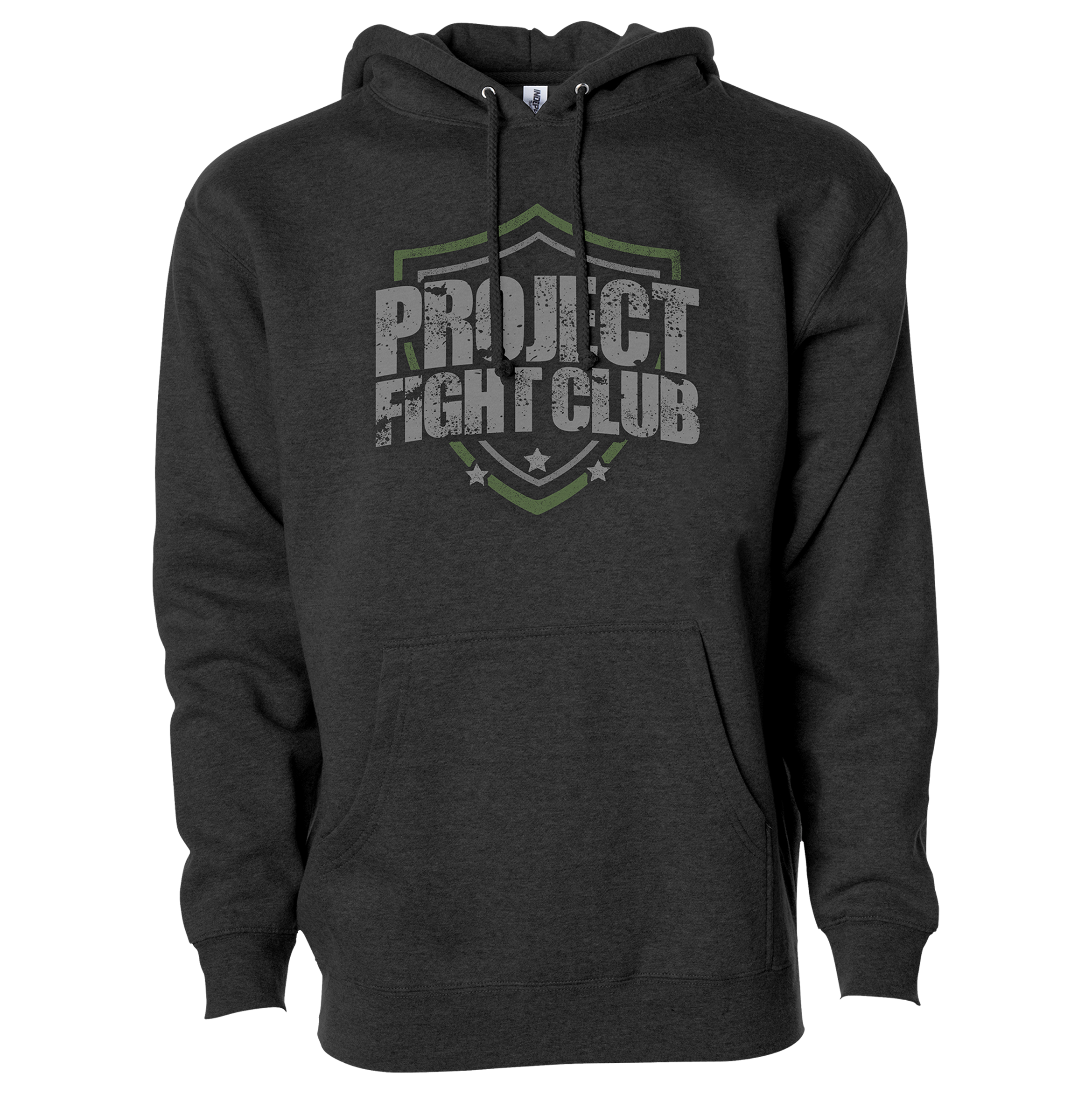 CHARCOAL HEAVYWEIGHT HOODIE - HONOR SOLDIERS & VETERANS