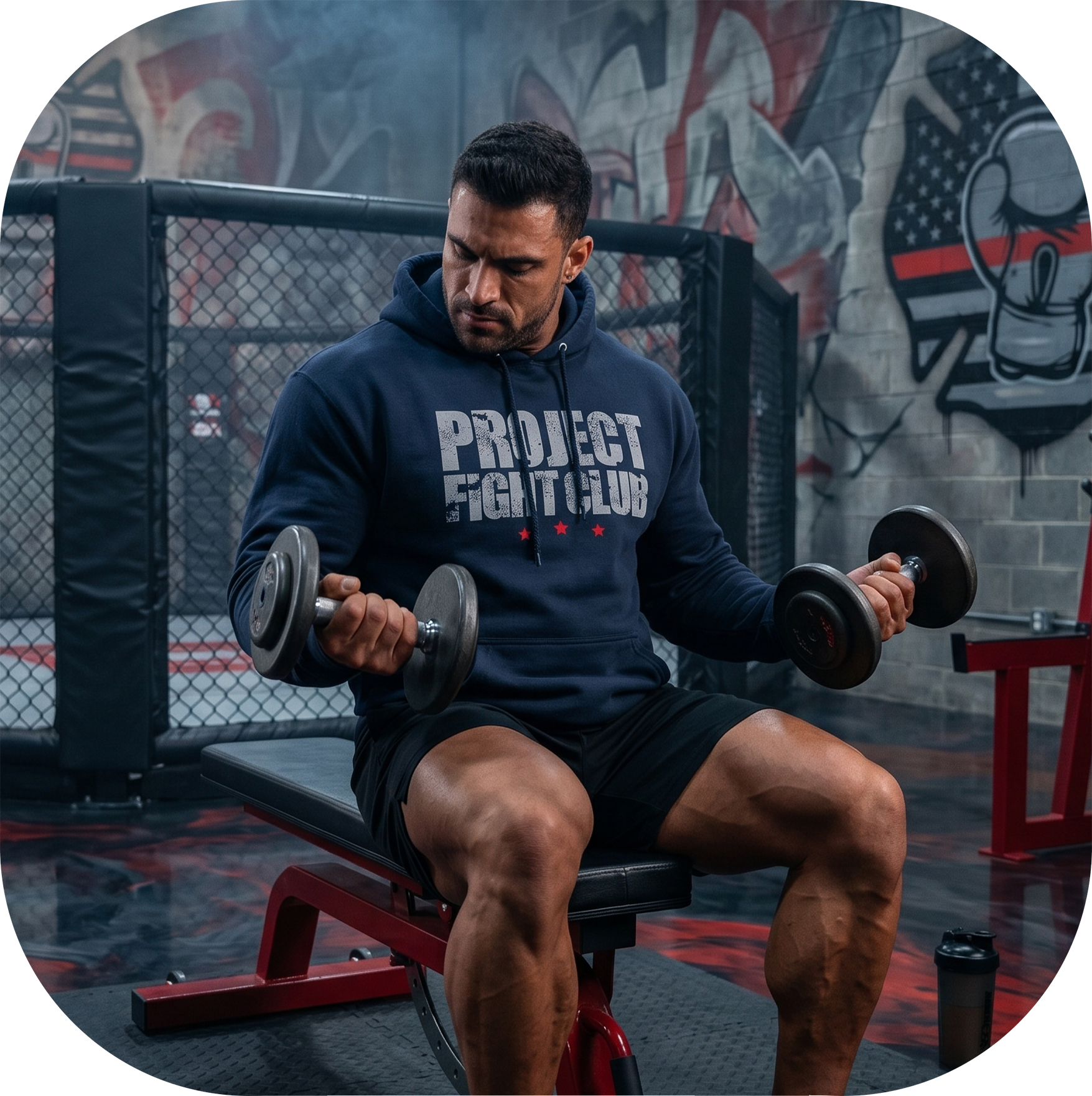 SLATE BLUE HEAVYWEIGHT HOODIE - HONOR FIREFIGHTERS & EMTs