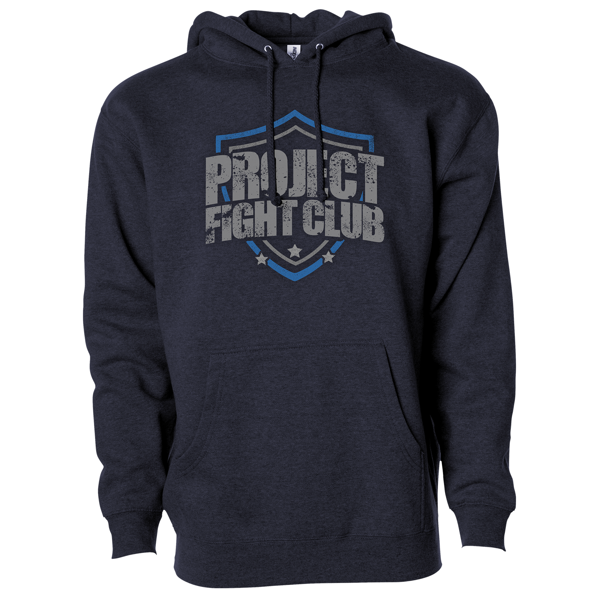 DARK BLUE HEAVYWEIGHT HOODIE - SUPPORT POLICE