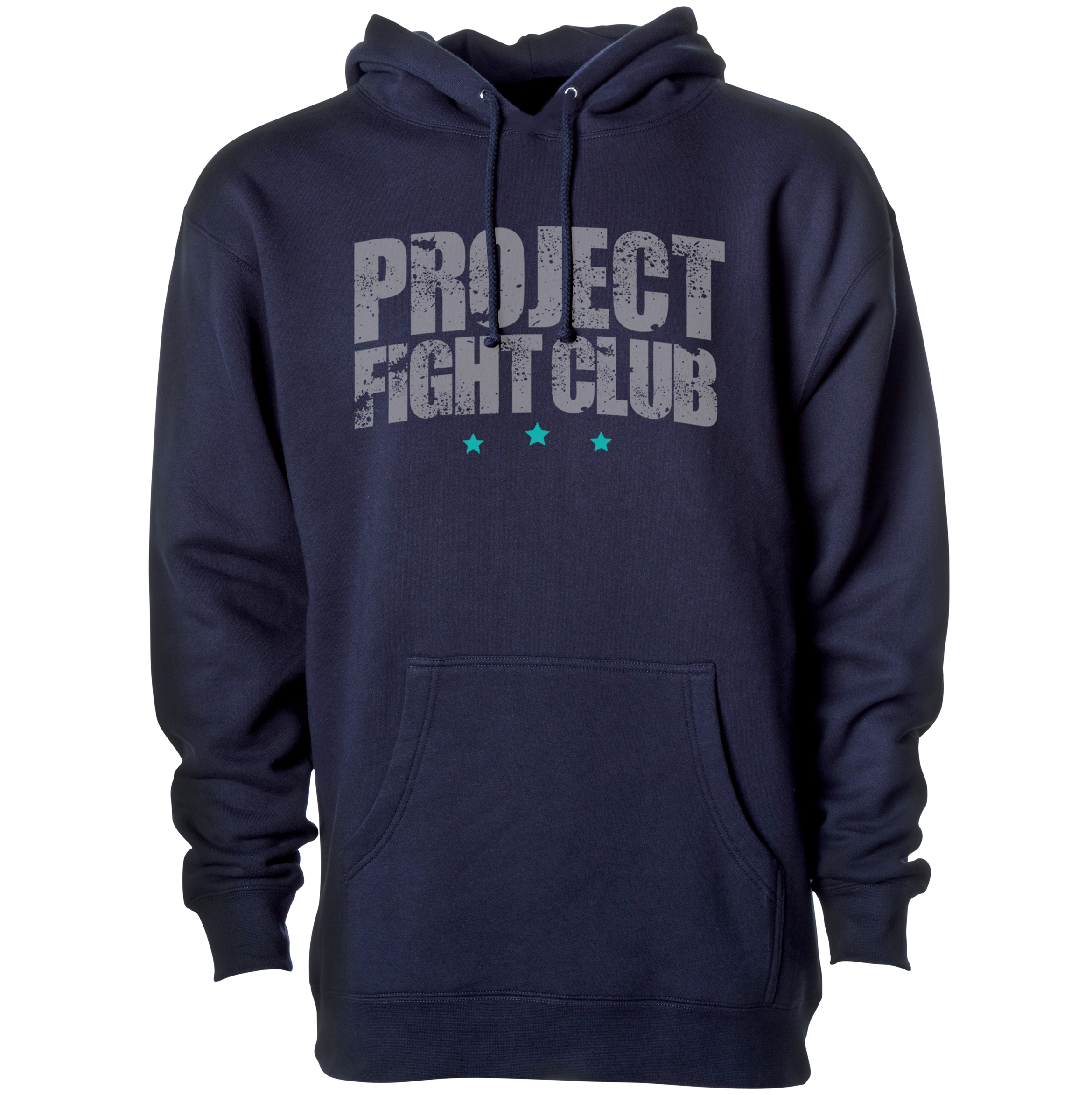 SLATE BLUE HEAVYWEIGHT HOODIE - FIGHT ADDICTION