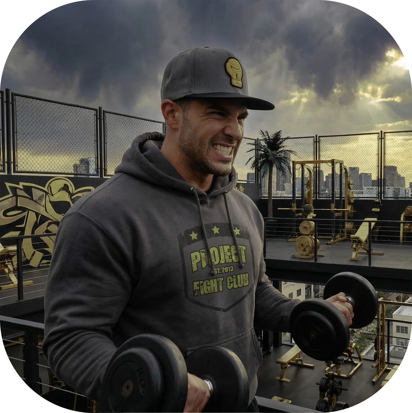 CHARCOAL HEAVYWEIGHT HOODIE - SPREAD CHRISTIANITY