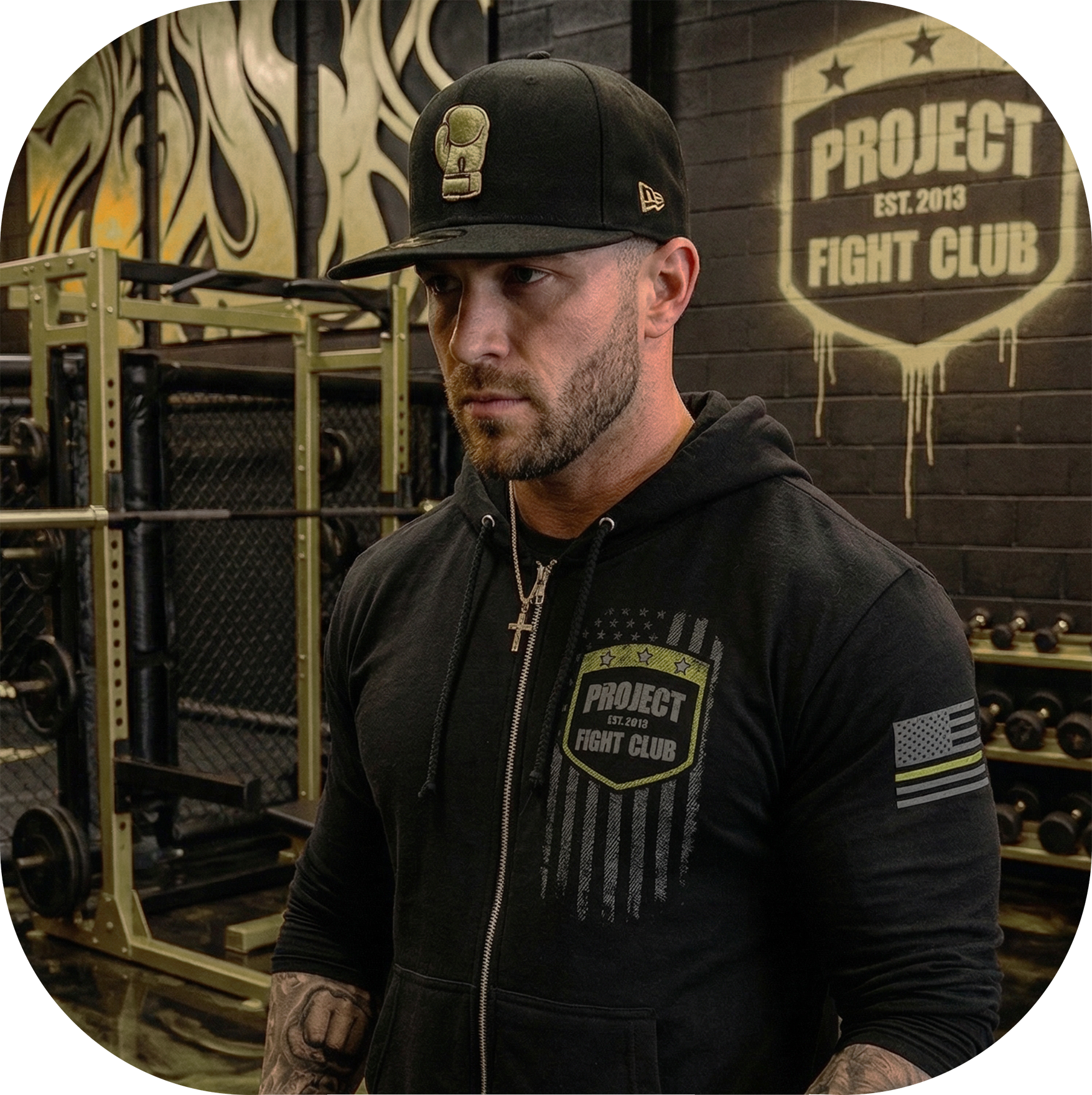 BLACK HEAVYWEIGHT ZIP HOODIE #2 - SPREAD CHRISTIANITY
