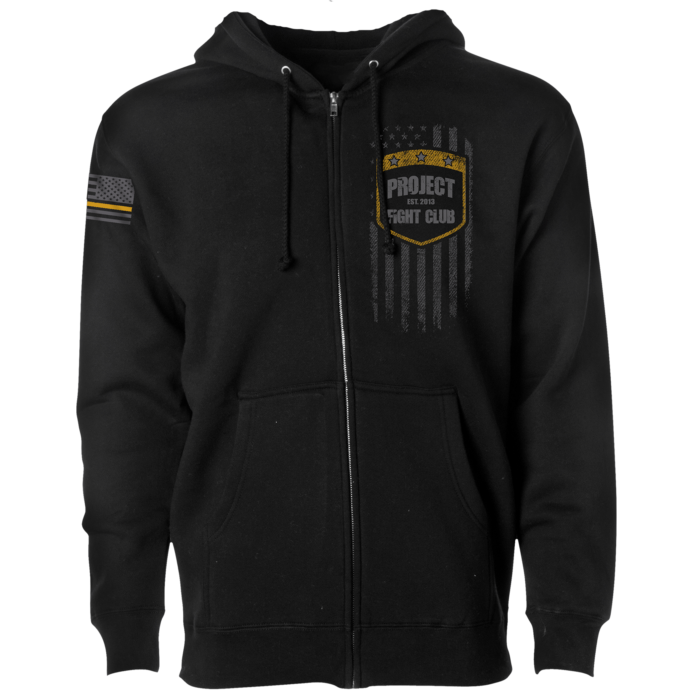 BLACK HEAVYWEIGHT ZIP HOODIE #2 - PROTECT ANIMALS & WILDLIFE