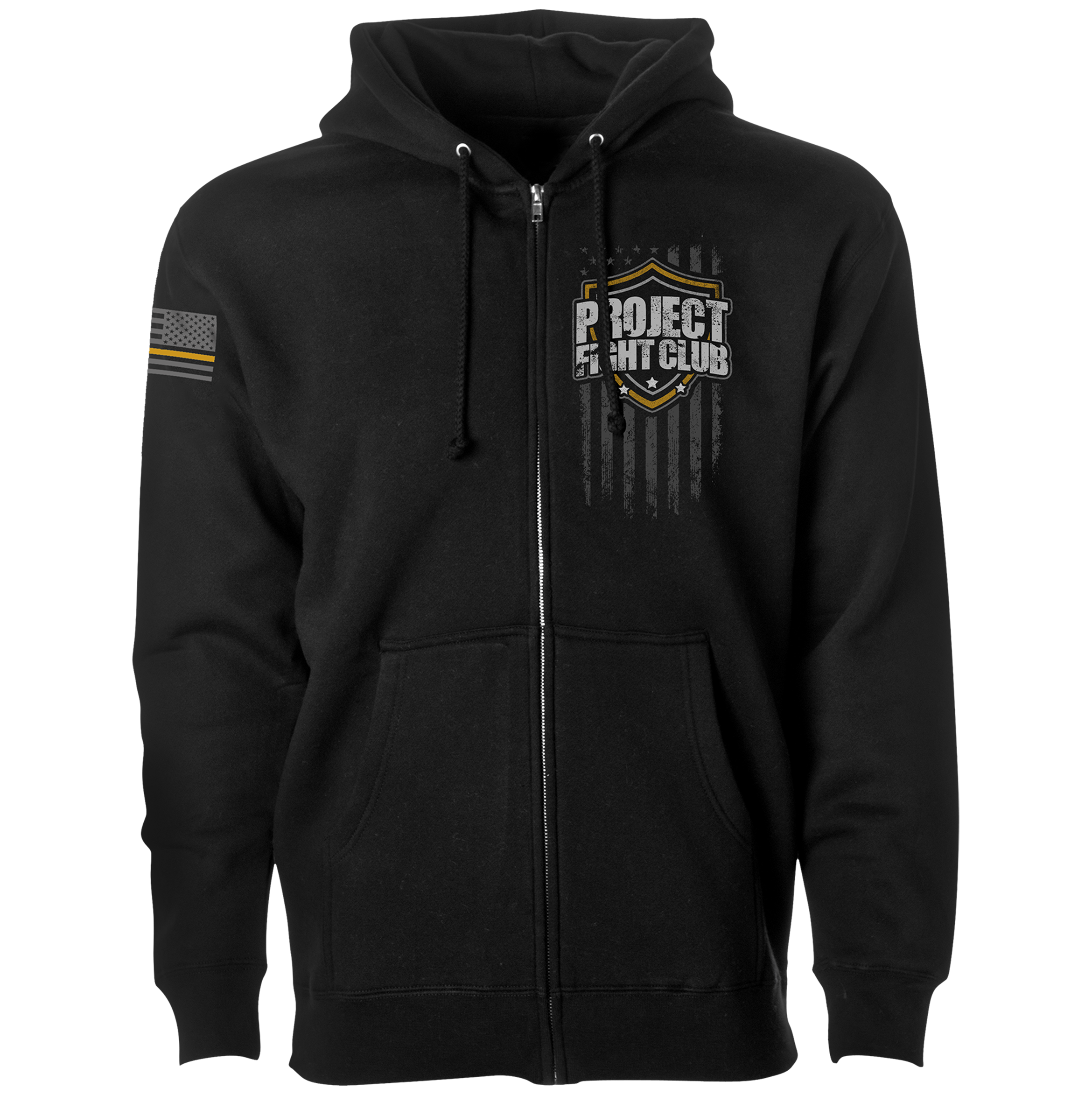 BLACK HEAVYWEIGHT ZIP HOODIE - PROTECT ANIMALS & WILDLIFE