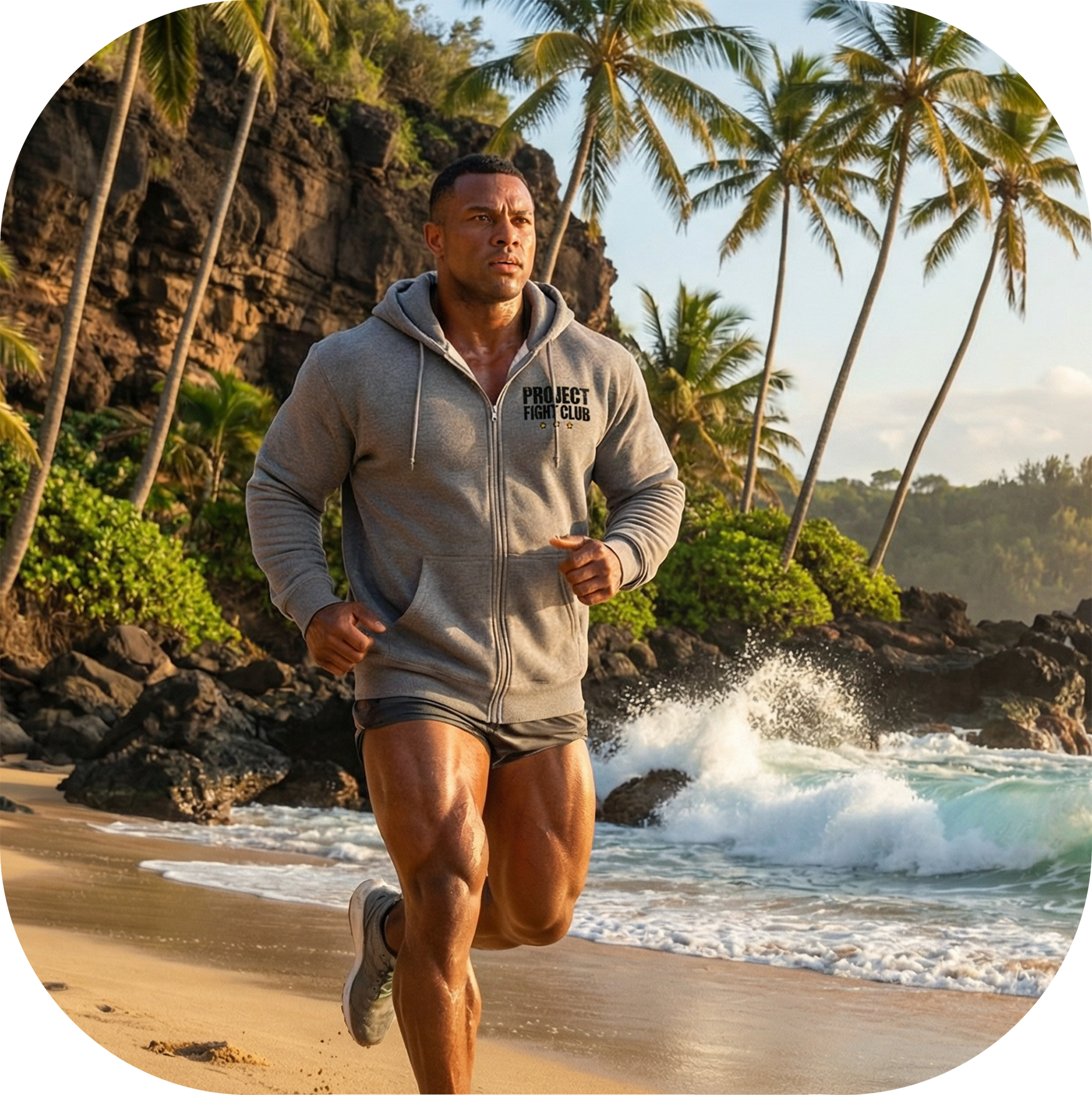 GUNMETAL HEAVY ZIP HOODIE - PROTECT ANIMALS & WILDLIFE