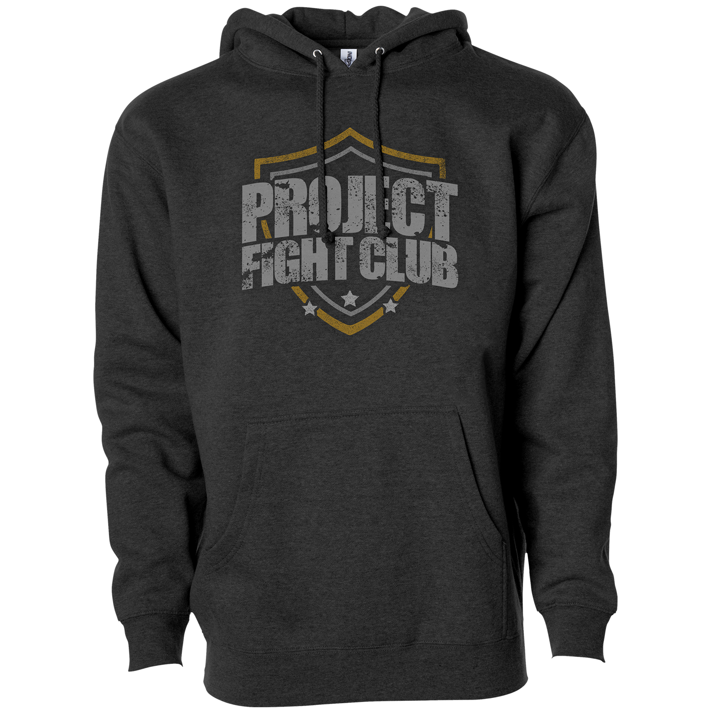 CHARCOAL HEATHER HEAVYWEIGHT HOODIE - PROTECT ANIMALS & WILDLIFE
