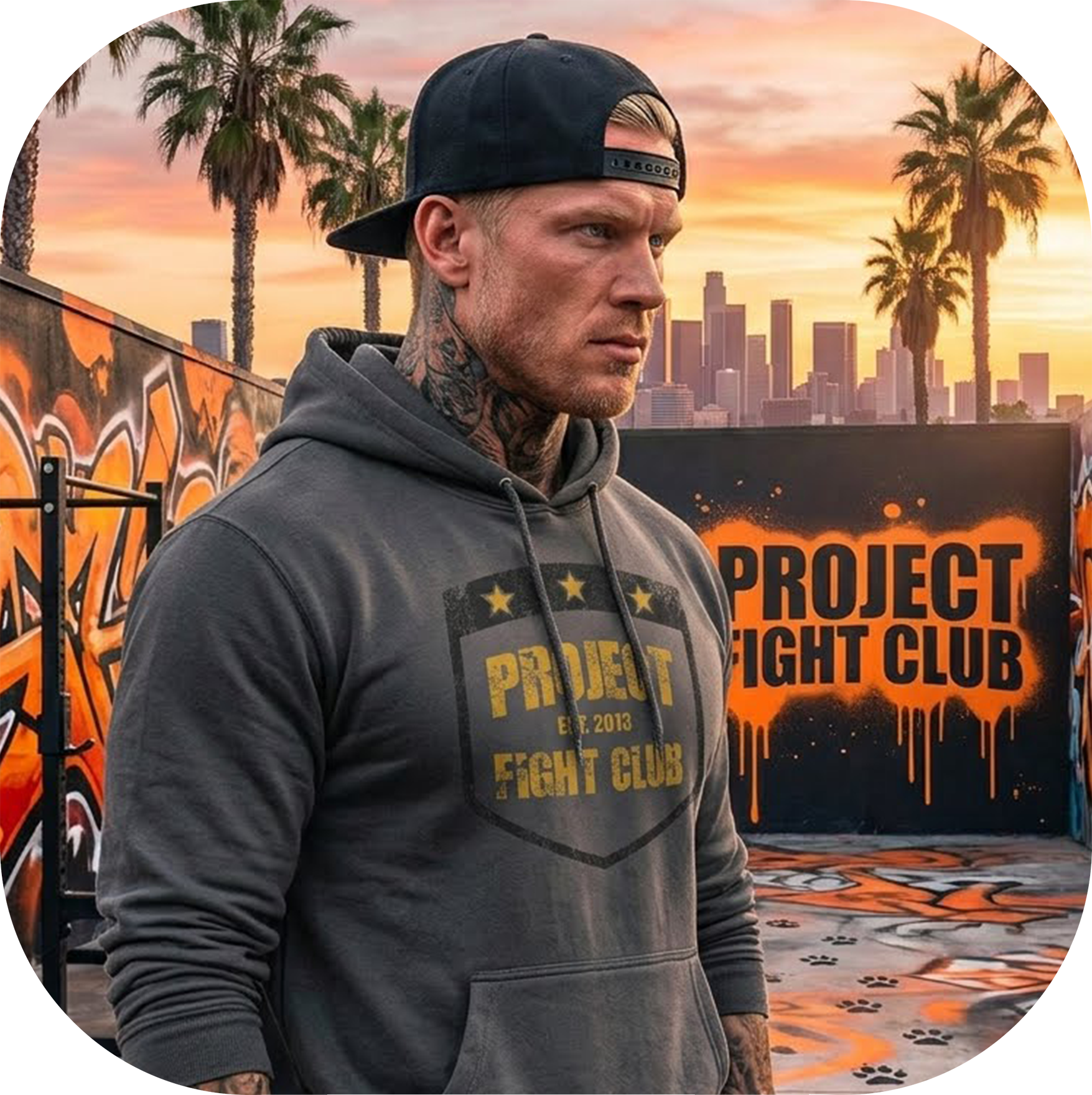 CHARCOAL HEAVYWEIGHT HOODIE - PROTECT ANIMALS & WILDLIFE