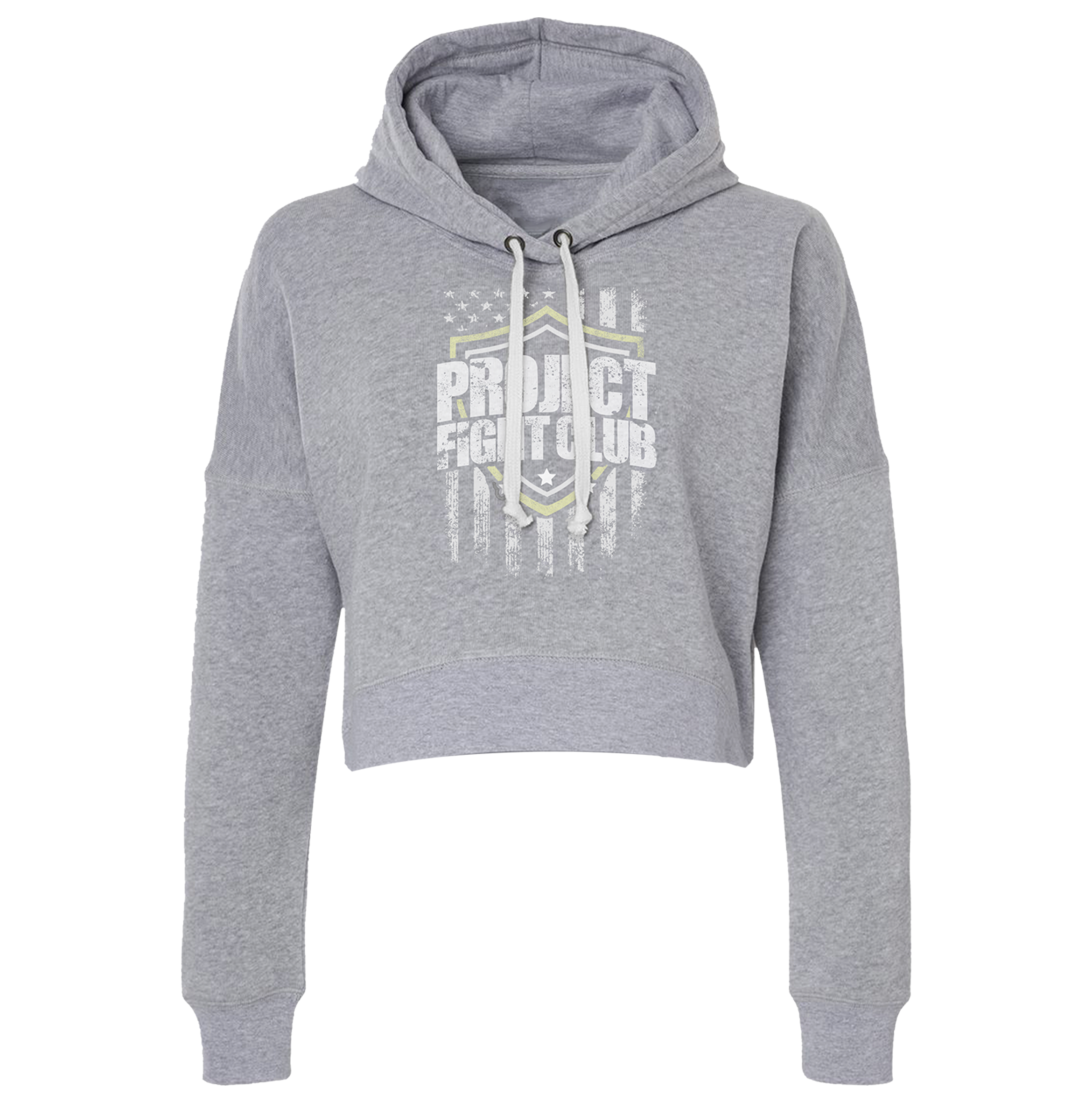 TRIBLEND GREY CROPPED HOODIE #2 - SPREAD CHRISTIANITY