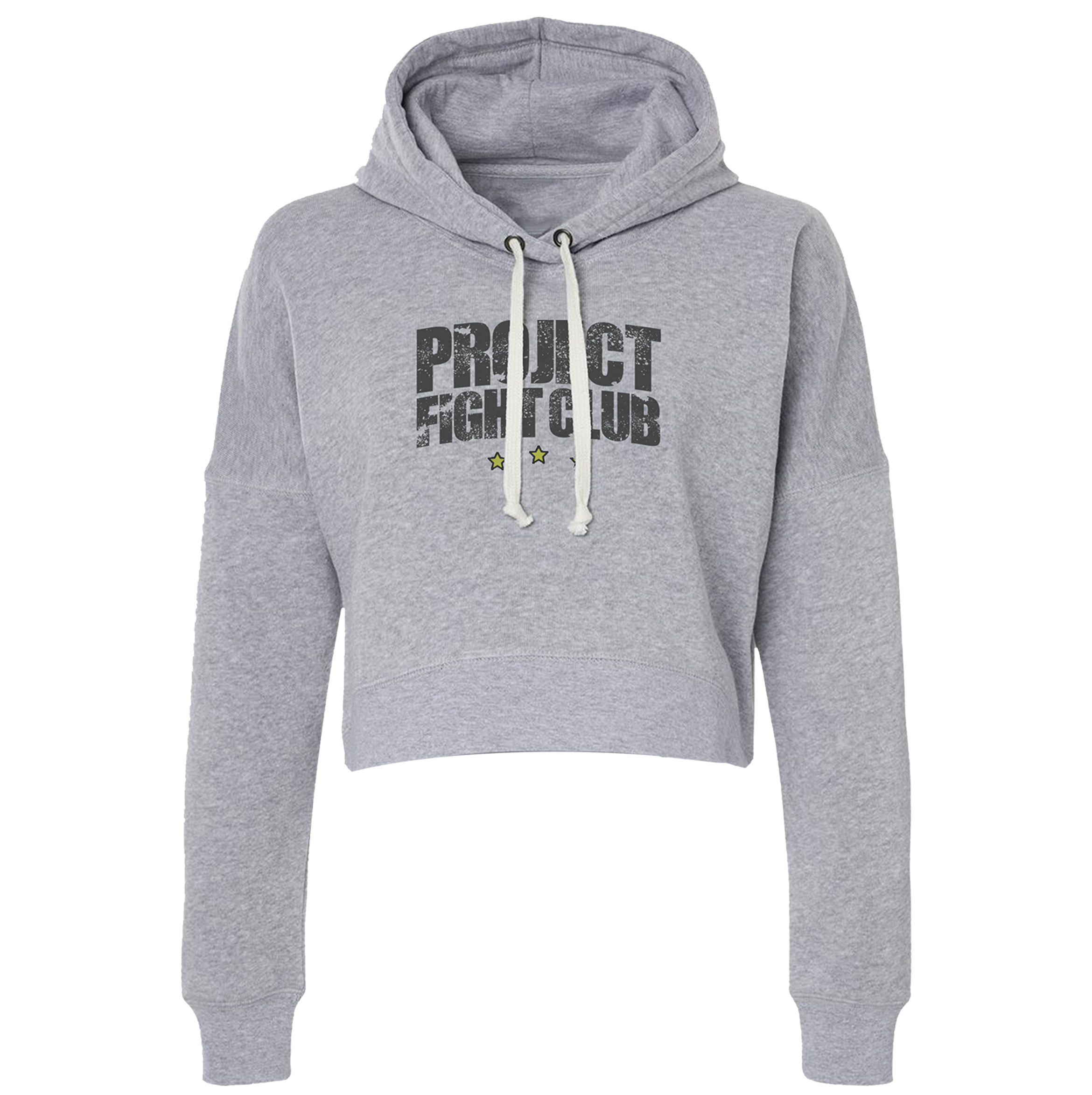 TRIBLEND GREY CROPPED HOODIE #3 - SPREAD CHRISTIANITY