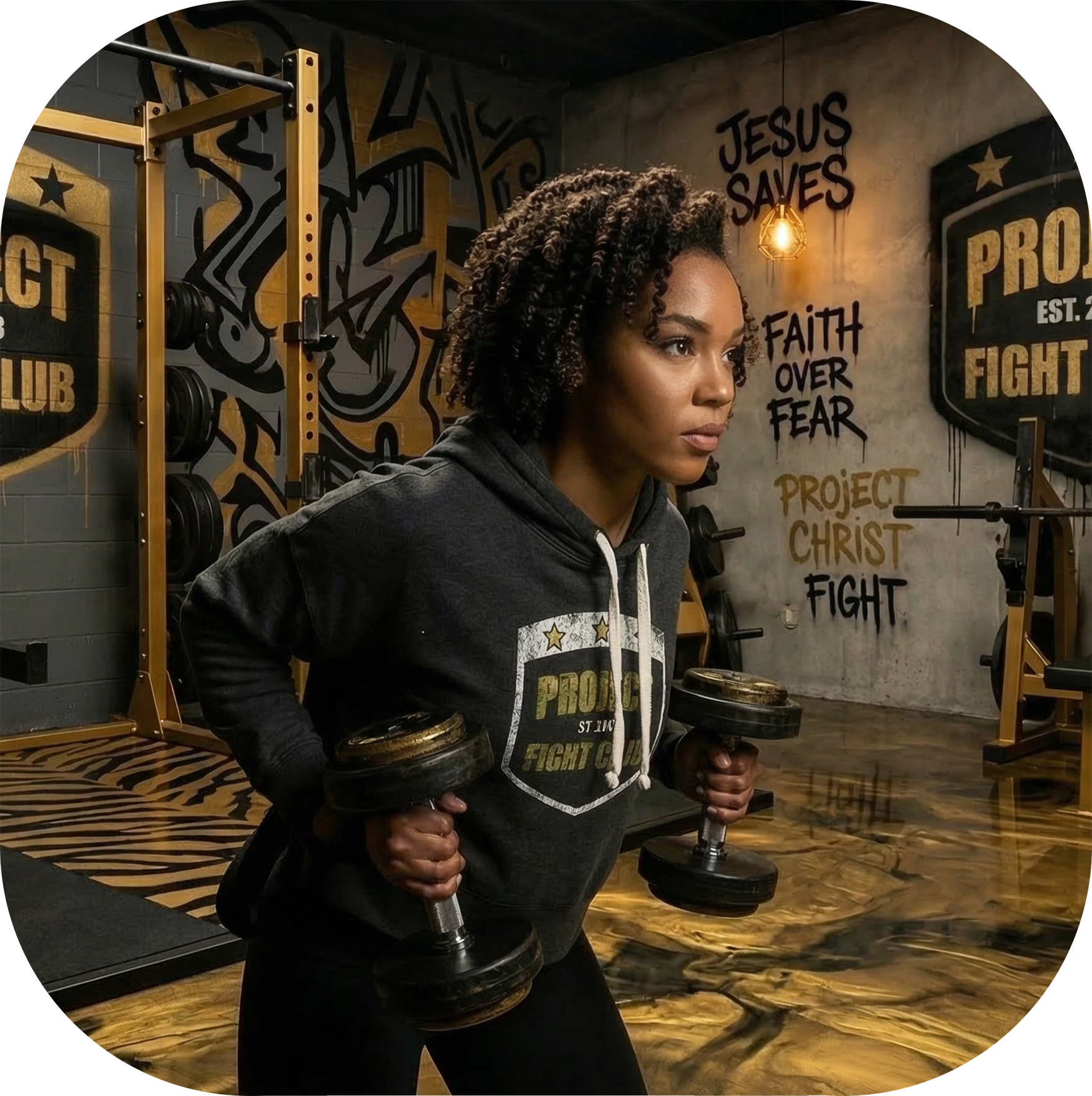 TRIBLEND BLACK CROPPED HOODIE - SPREAD CHRISTIANITY