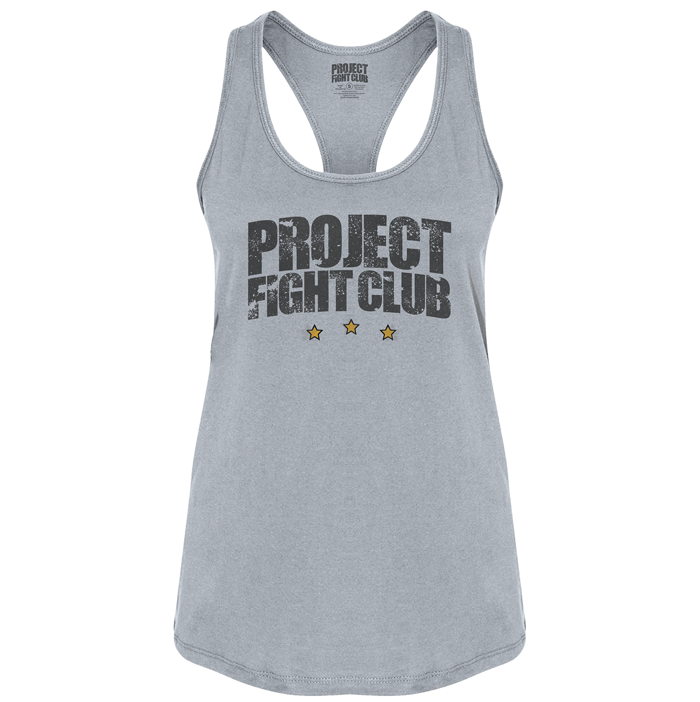 WOMENS SILVER RACERBACK TANK #2 - PROTECT ANIMALS & WILDLIFE