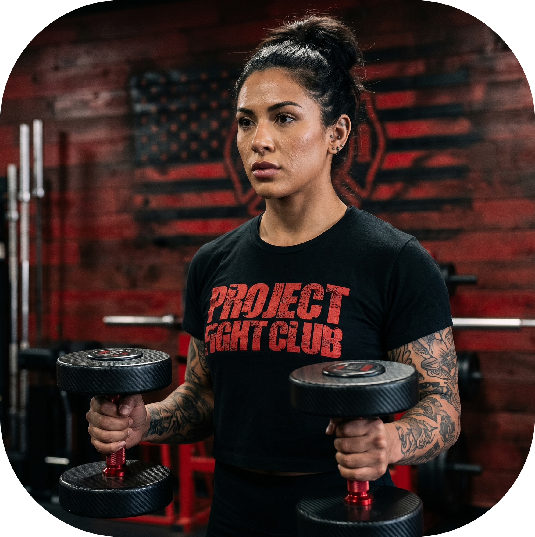 WOMENS BLACK CROP TEE 2 - HONOR FIREFIGHTERS & EMTs