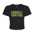 WOMENS BLACK CROPPED TEE #2 - SPREAD CHRISTIANITY