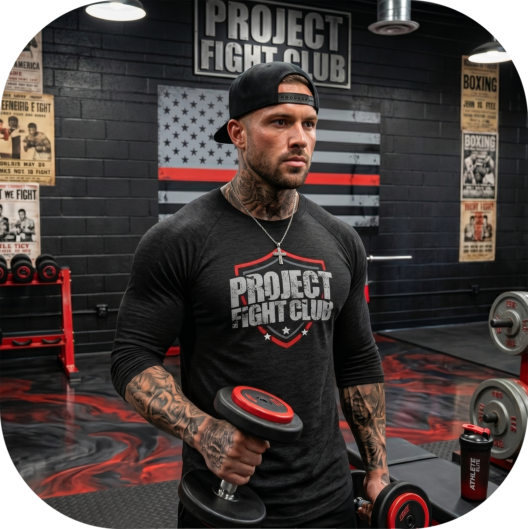 BLACK BASEBALL TEE #2 - HONOR FIREFIGHTERS & EMTs