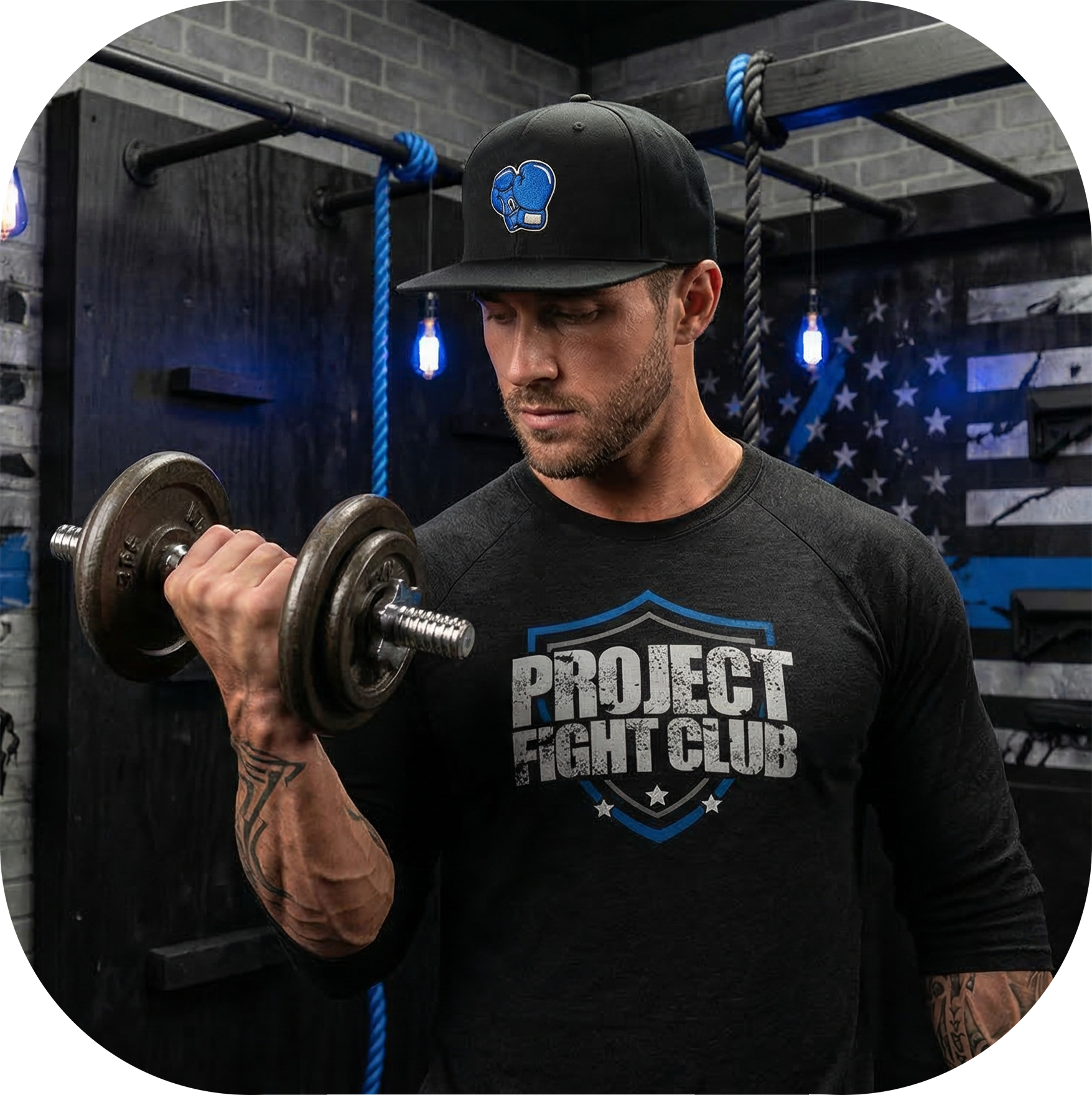 BLACK BASEBALL TEE #2 - SUPPORT POLICE