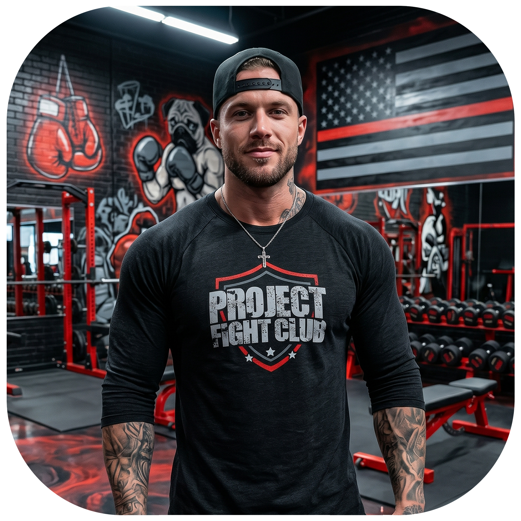 BLACK BASEBALL TEE #2 - HONOR FIREFIGHTERS & EMTs