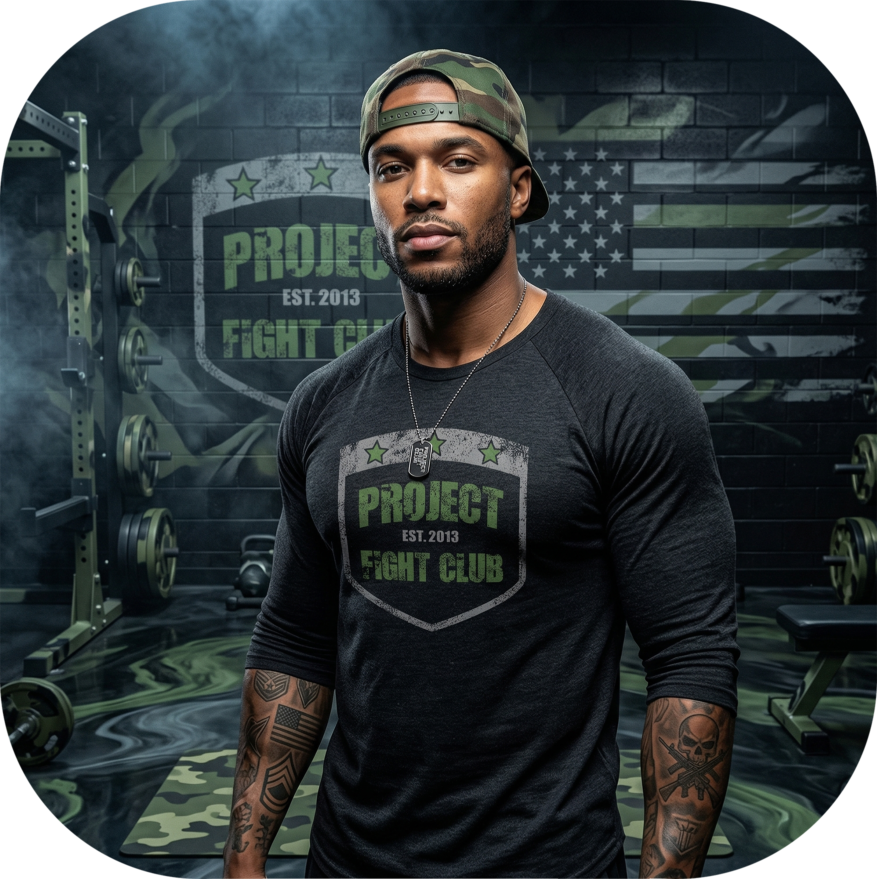 BLACK BASEBALL TEE 3 - HONOR SOLDIERS & VETERANS